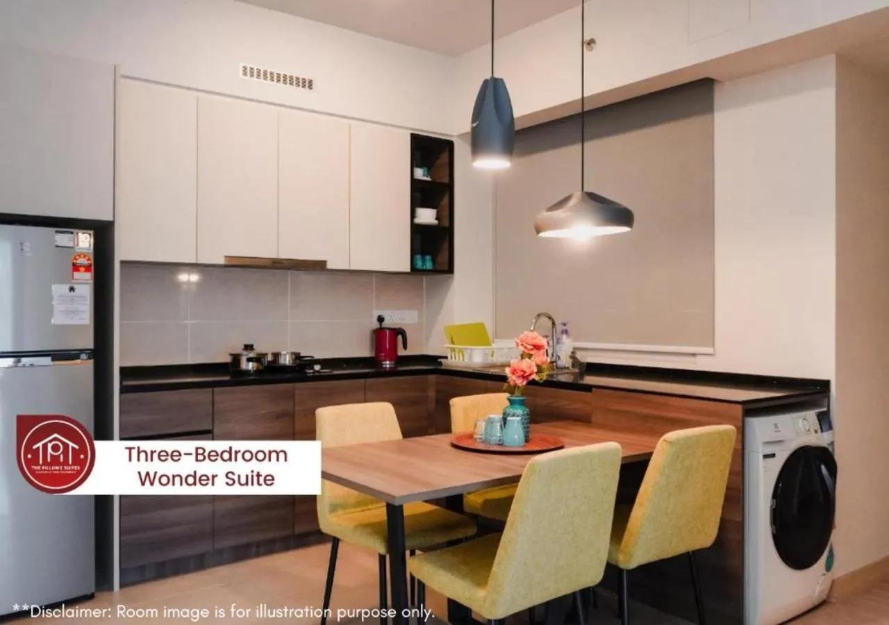 Kitchen or kitchenette in 7Stonez Suites Windmill Genting Highlands