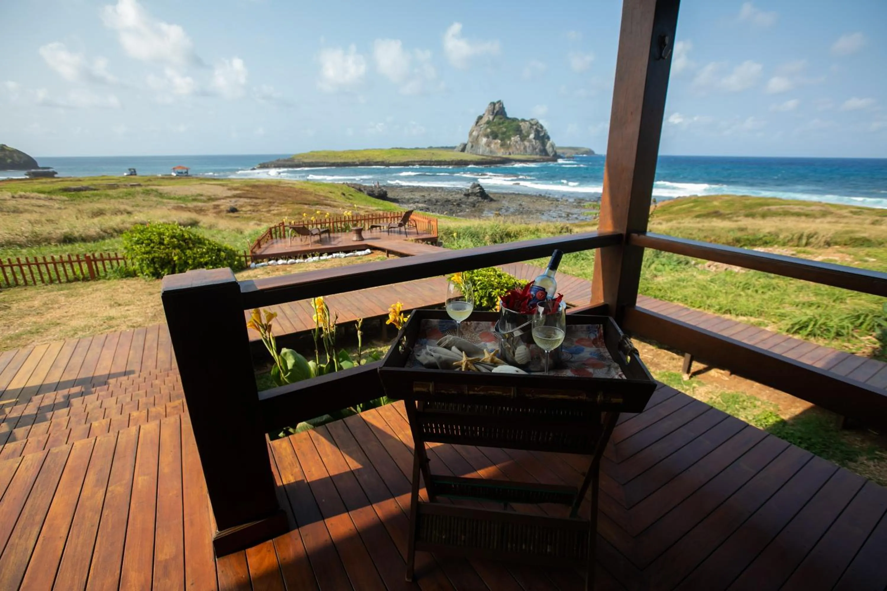 Patio in Pousada Naonda