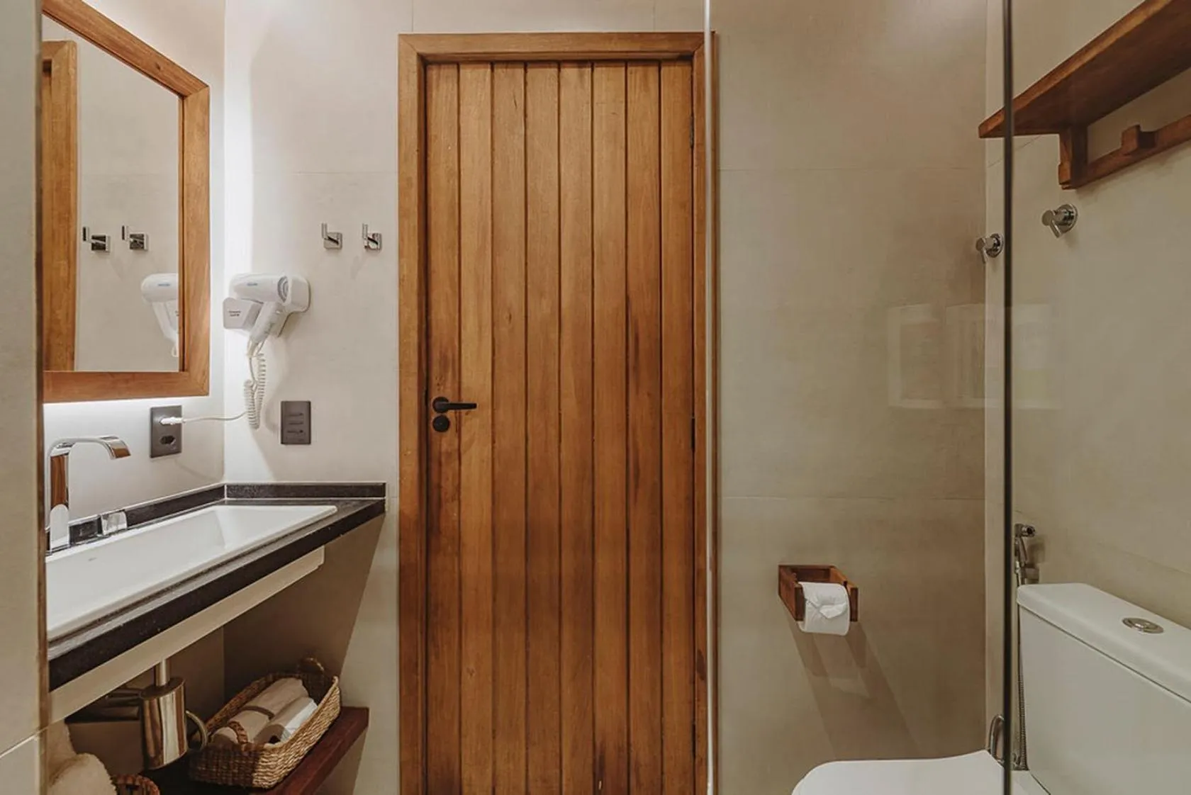 Bathroom in Pousada Naonda