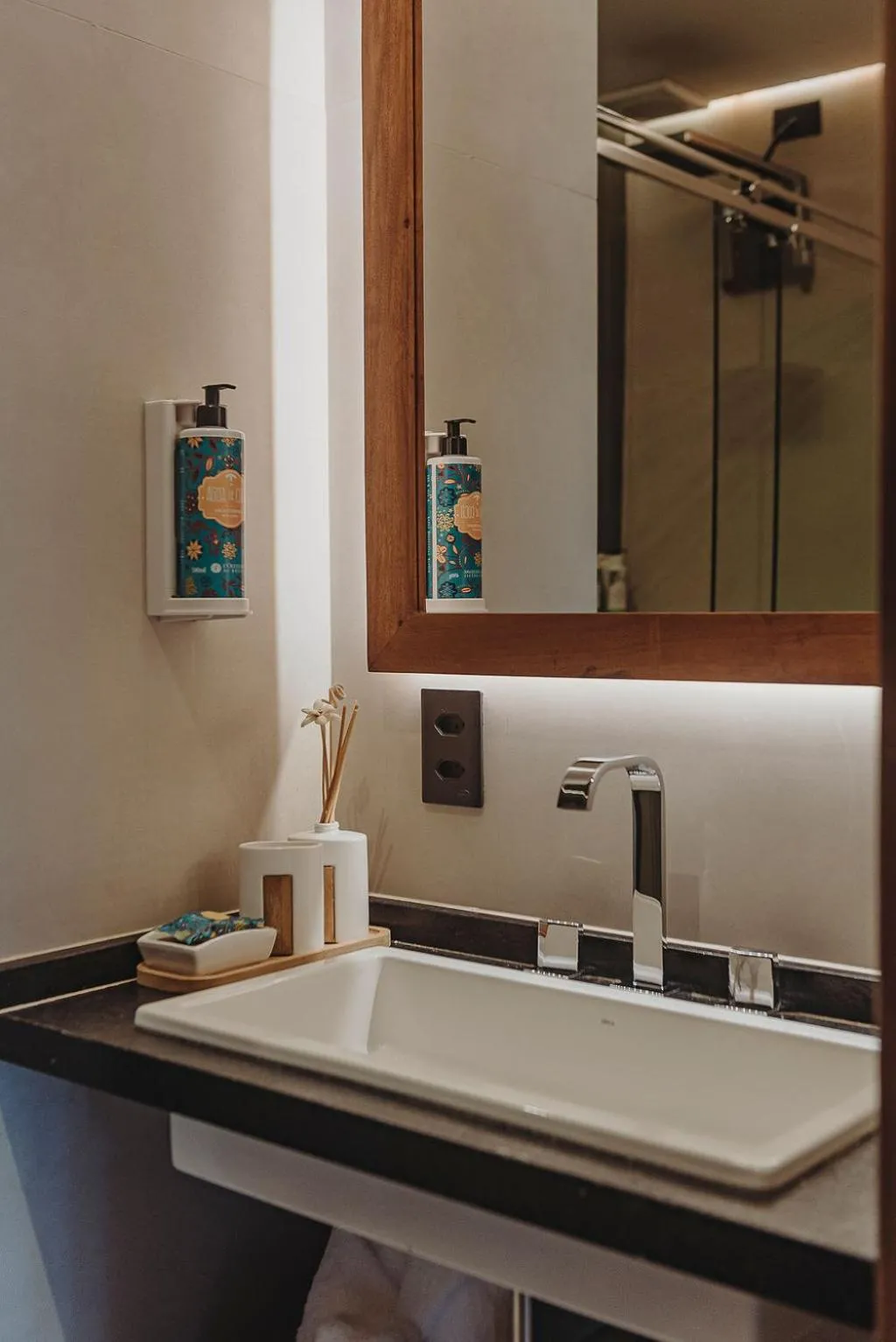 Bathroom in Pousada Naonda