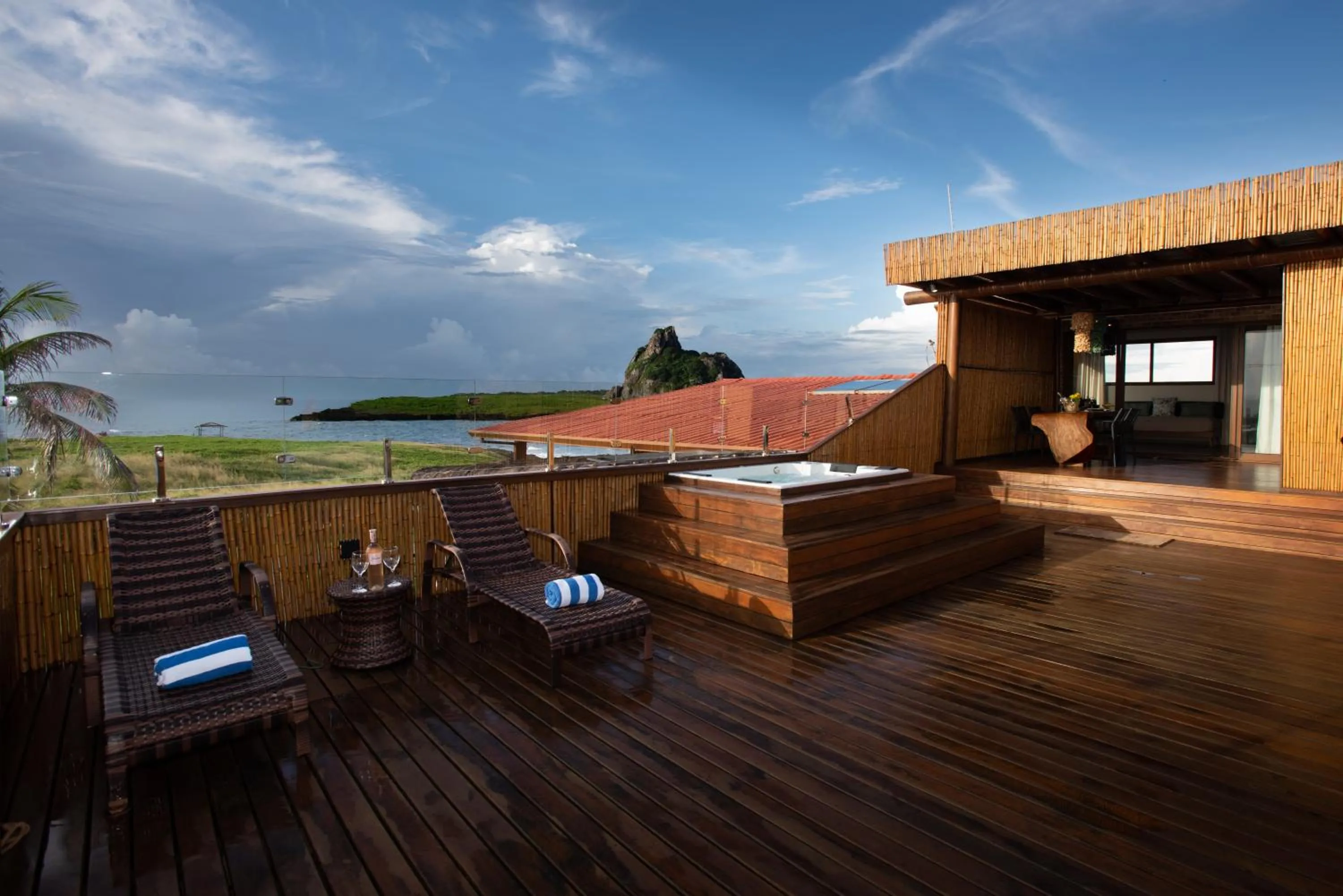 Balcony/Terrace in Pousada Naonda
