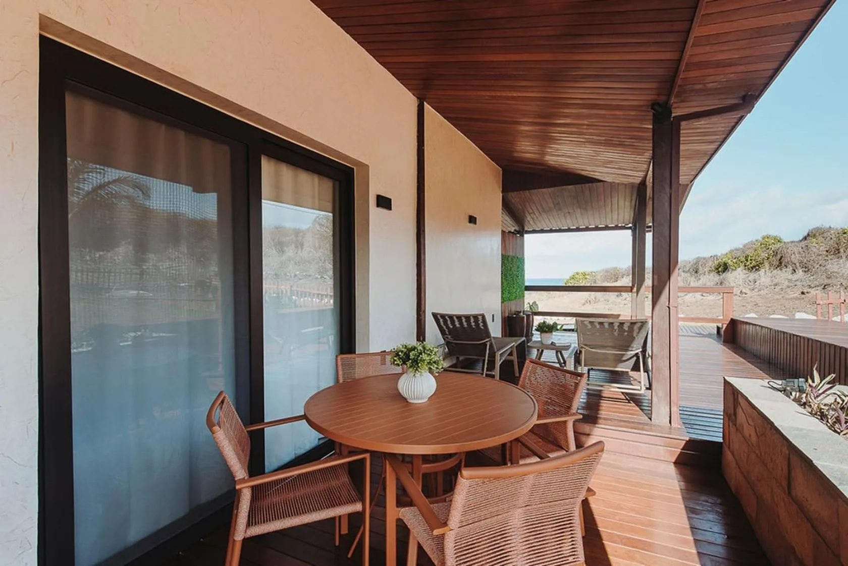 Balcony/Terrace in Pousada Naonda