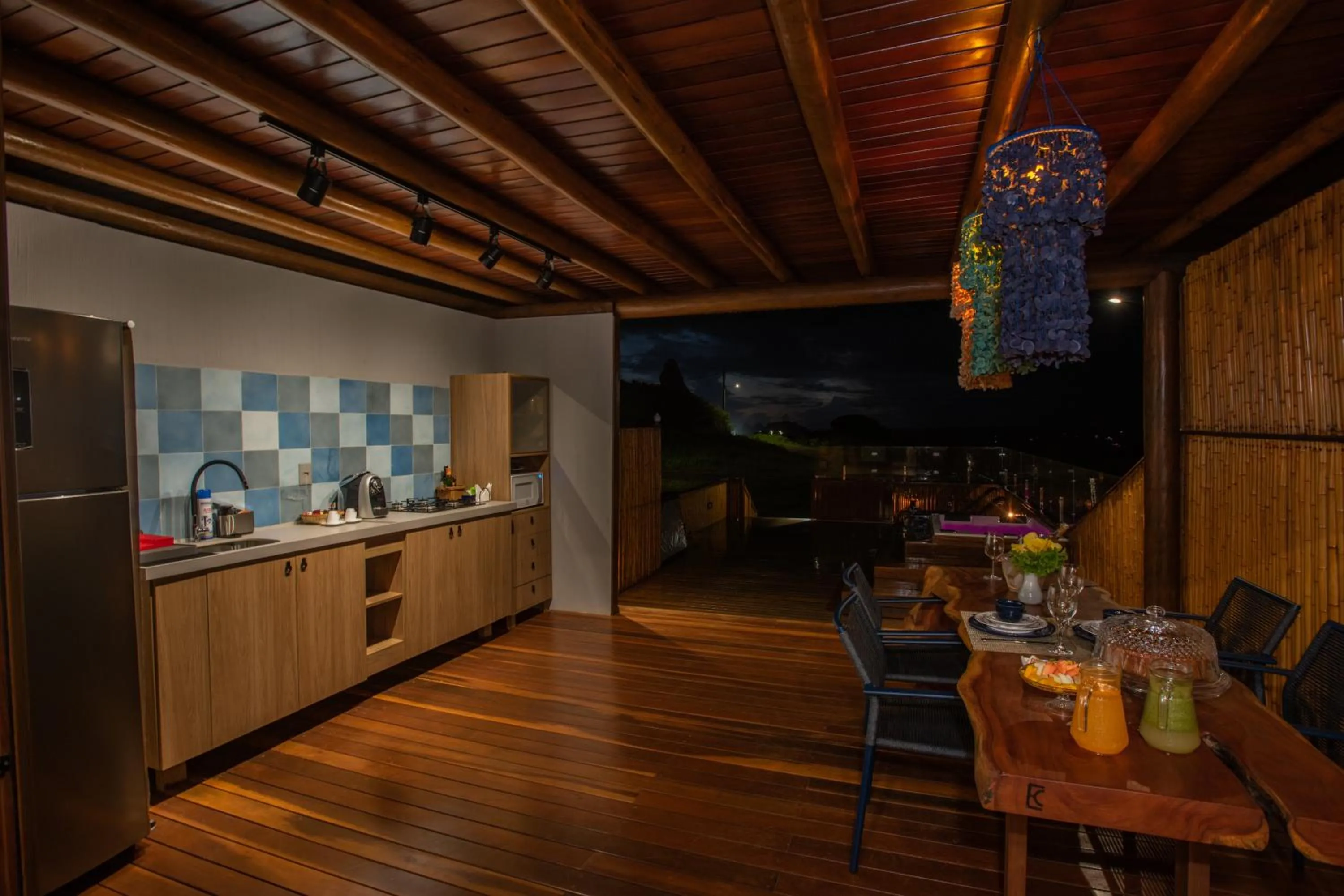 kitchen in Pousada Naonda