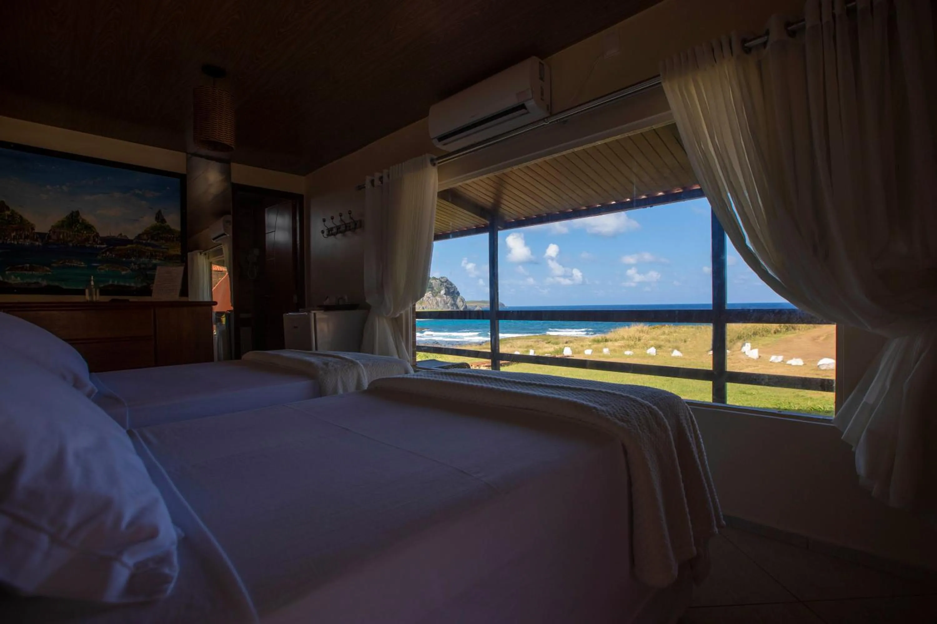 Bed in Pousada Naonda