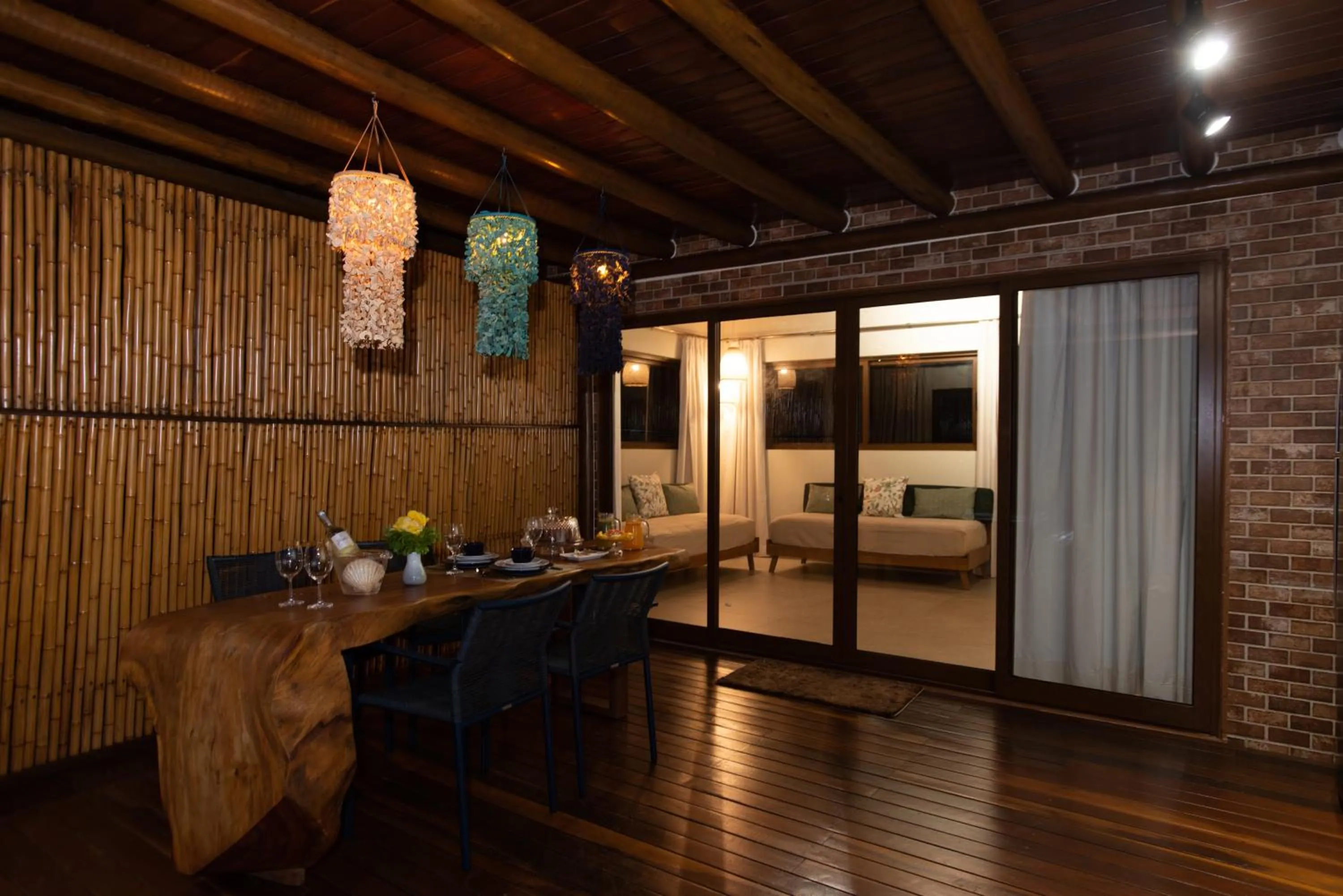 Dining area in Pousada Naonda