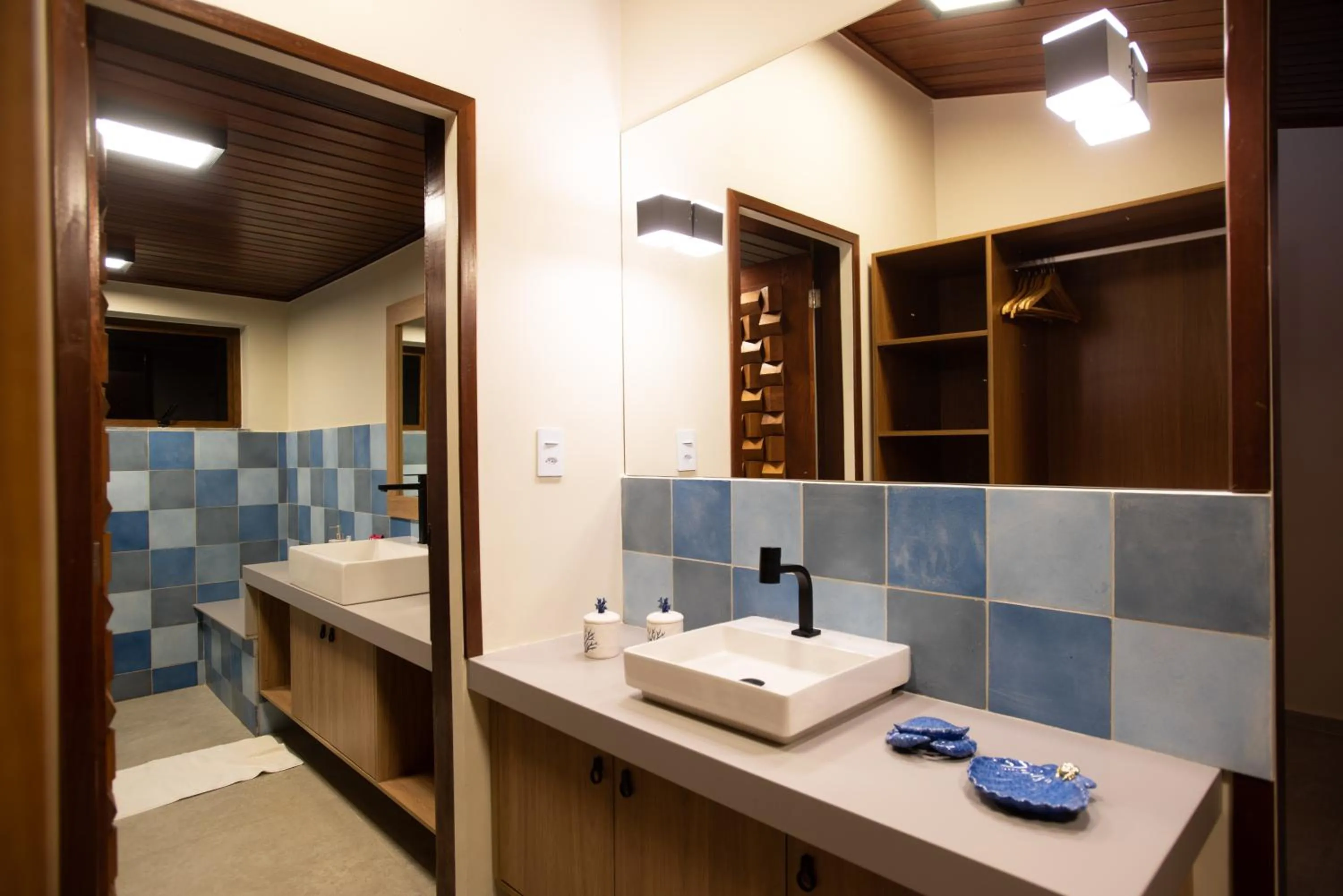 Bathroom in Pousada Naonda