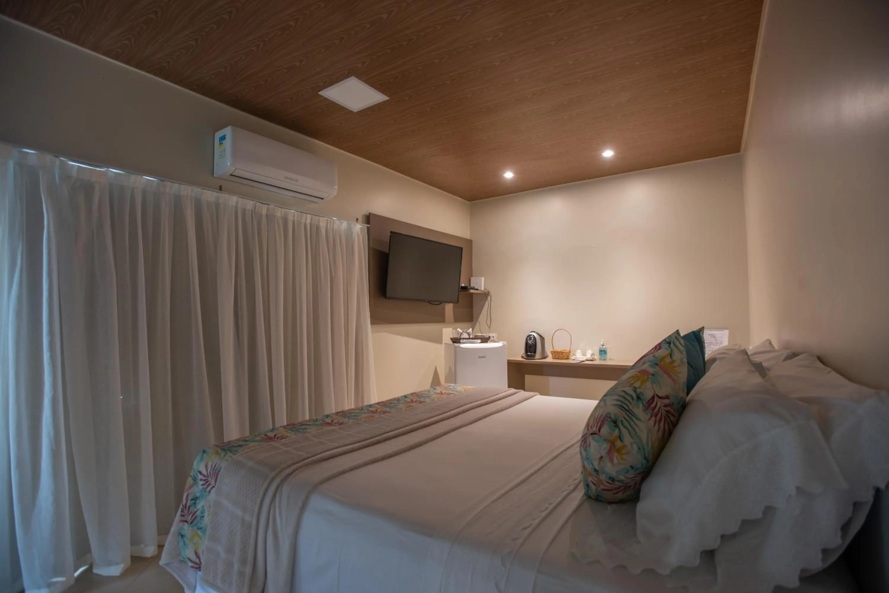 Bed in Pousada Naonda
