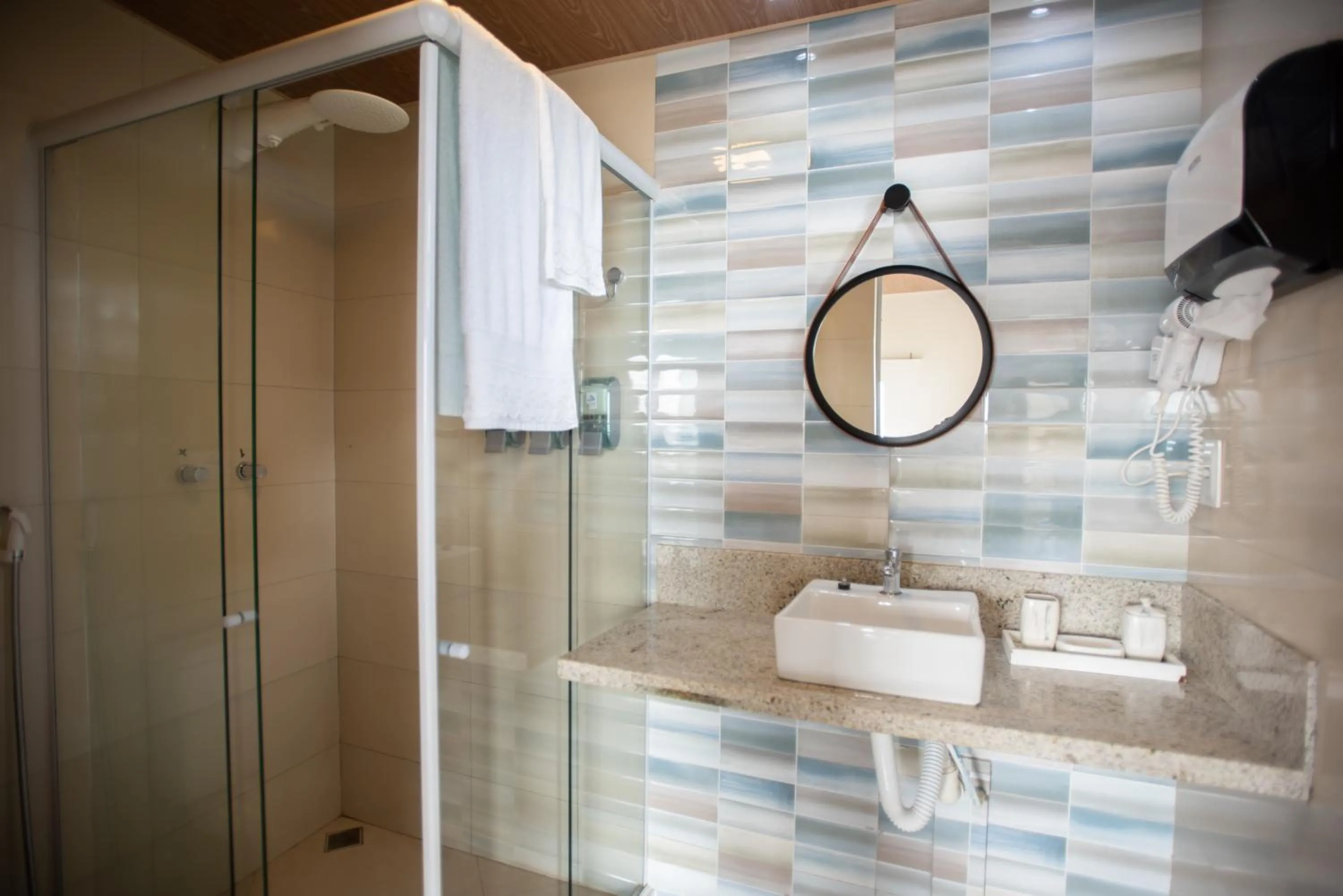 Bathroom in Pousada Naonda
