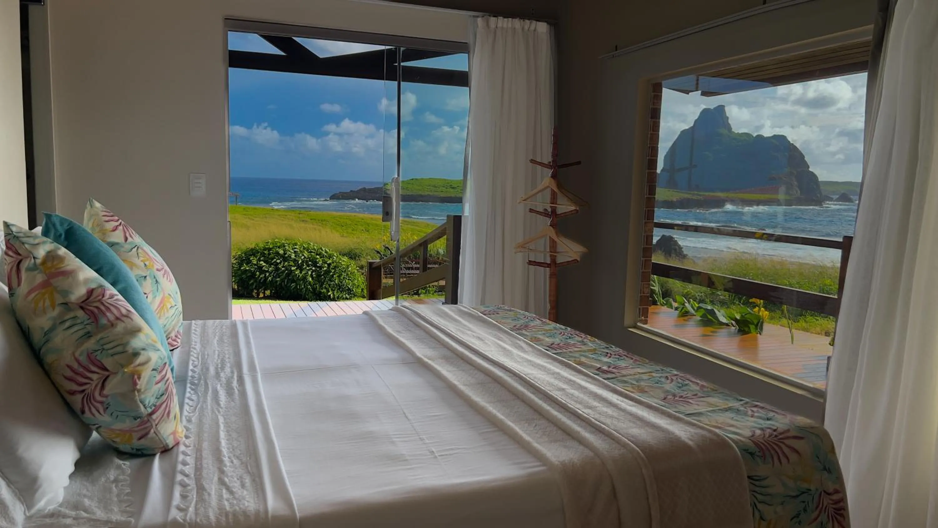 Bed in Pousada Naonda