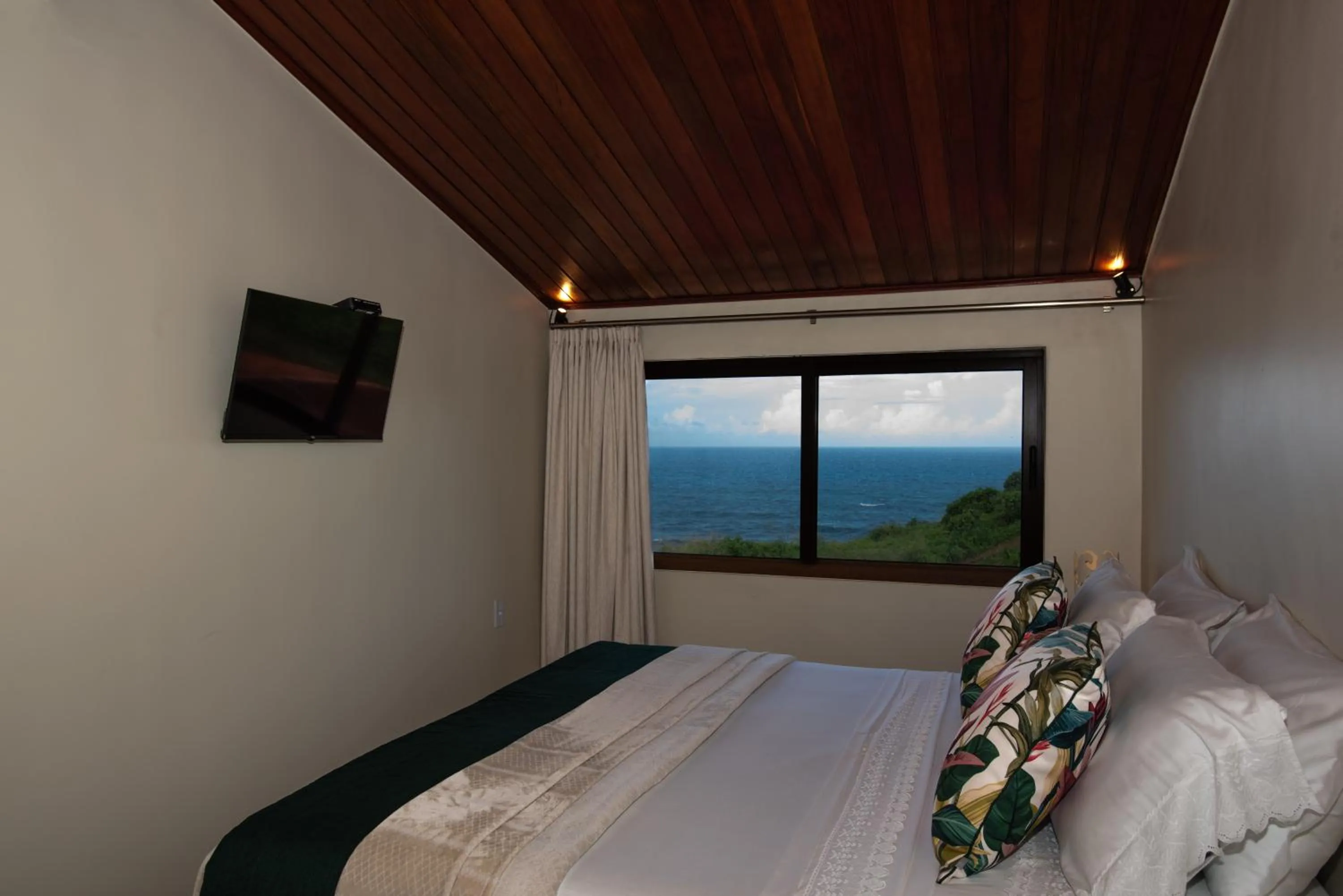 Bed in Pousada Naonda