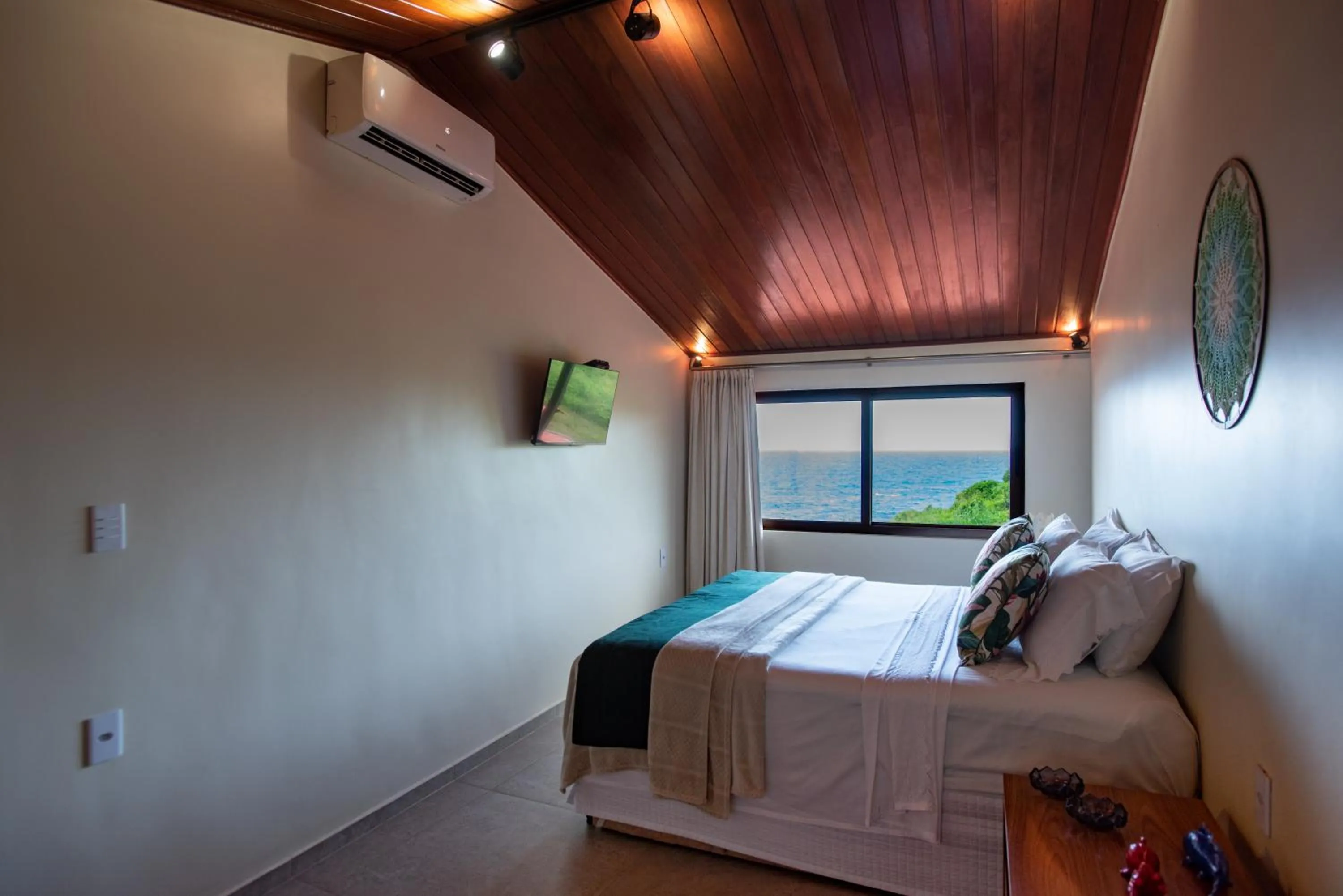 Bed in Pousada Naonda