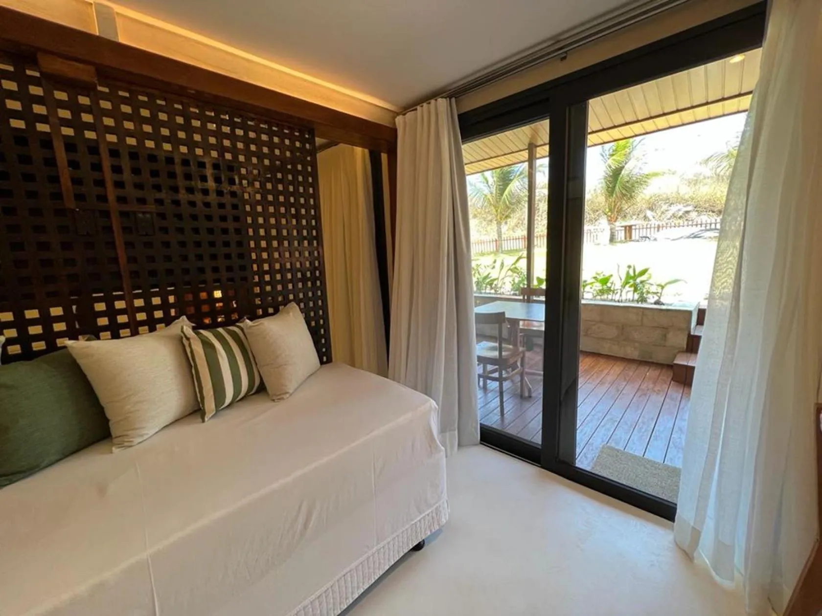 Bed in Pousada Naonda