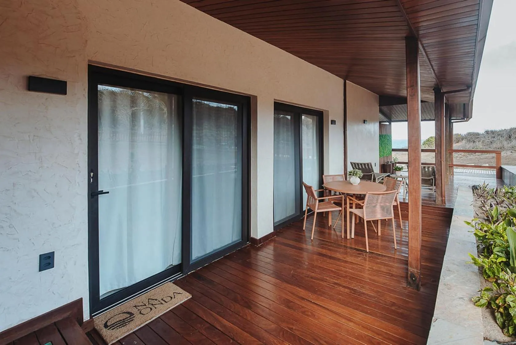 Balcony/Terrace in Pousada Naonda