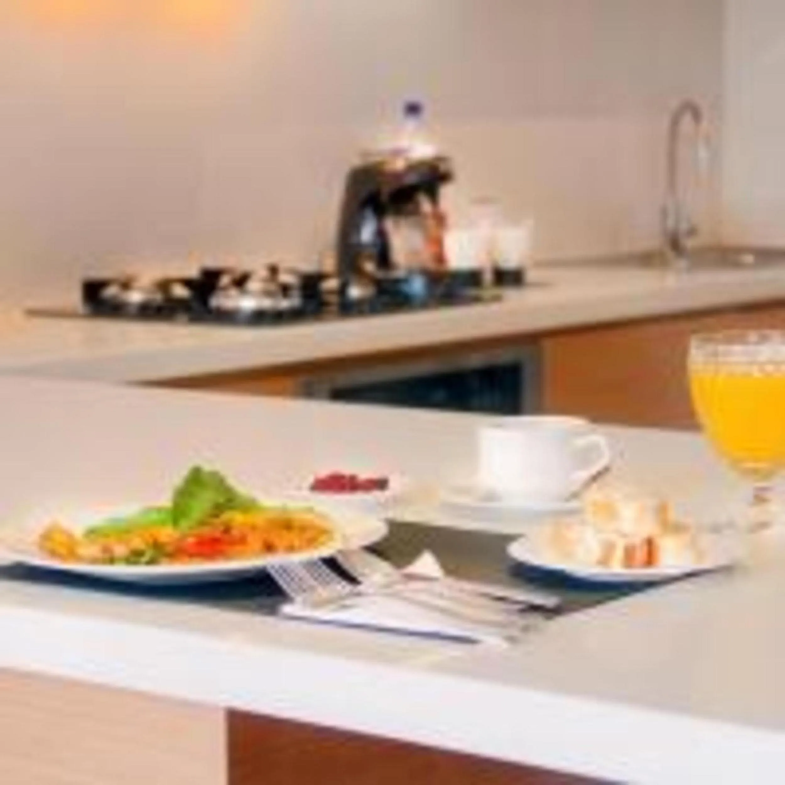 kitchen in Hotel 93 Luxury Suites by Preferred