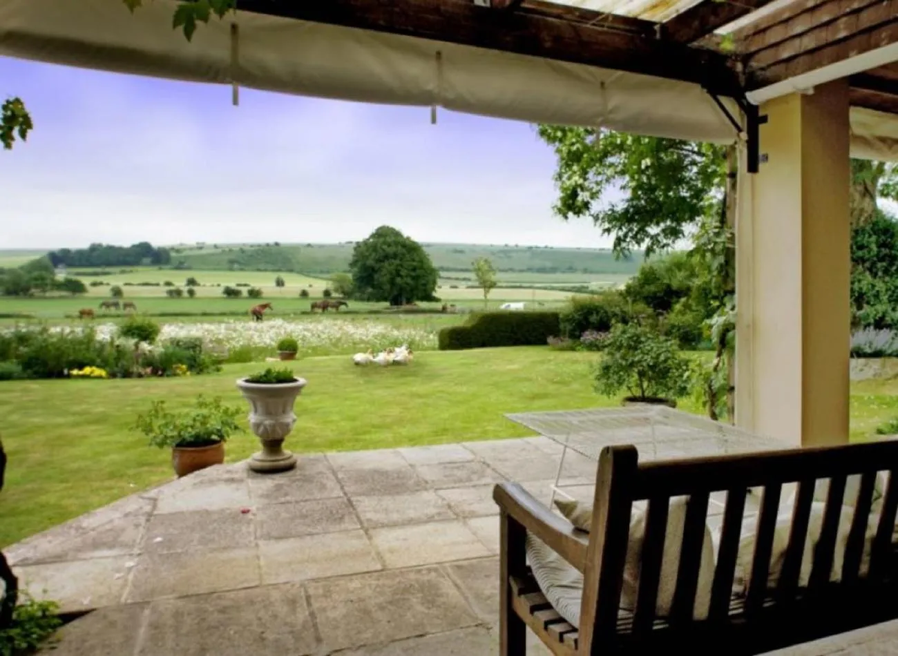 Garden view in Deverill End