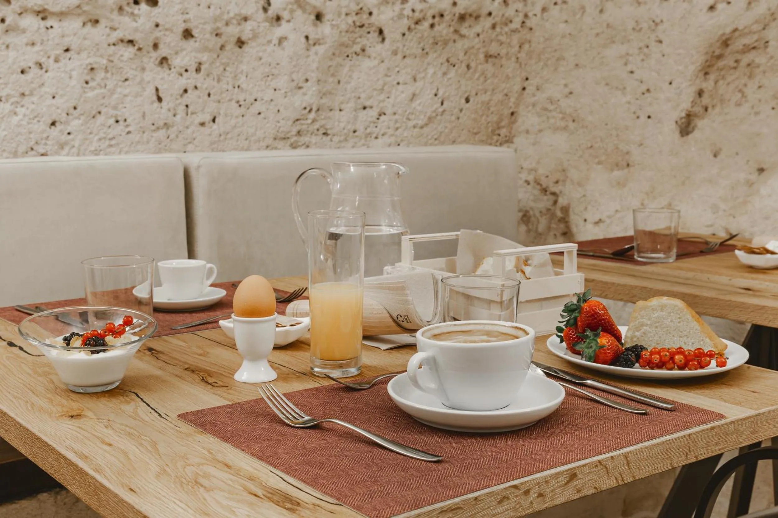 Breakfast in Cenobio Hotel & SPA Matera