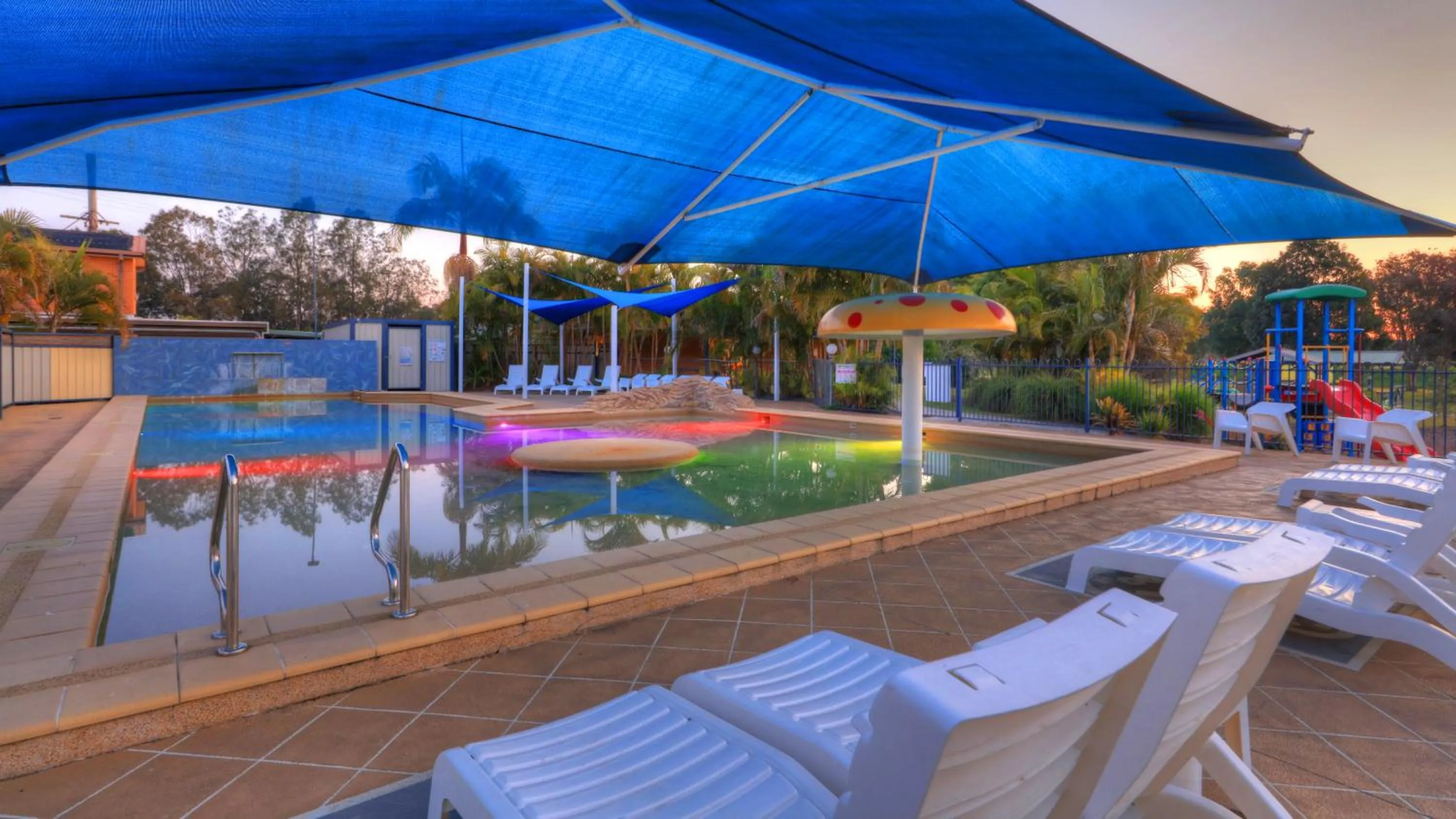 Swimming pool in Nambucca River Village by Lincoln Place