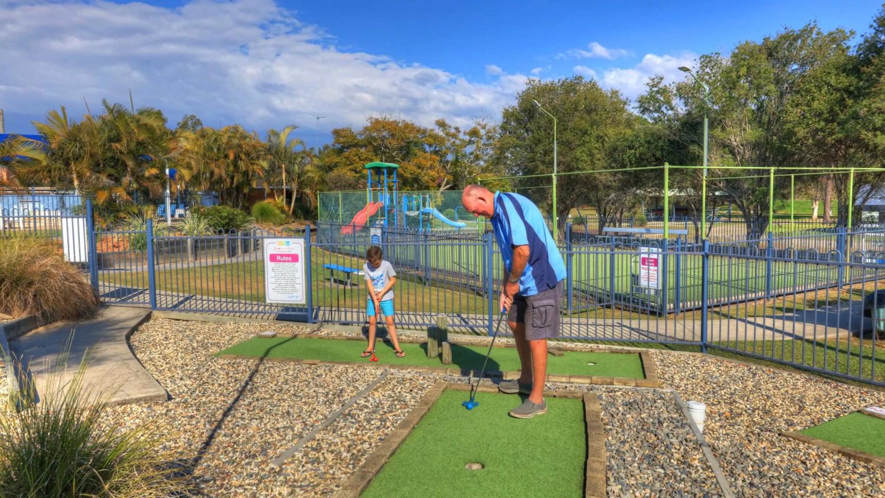 People in Nambucca River Village by Lincoln Place