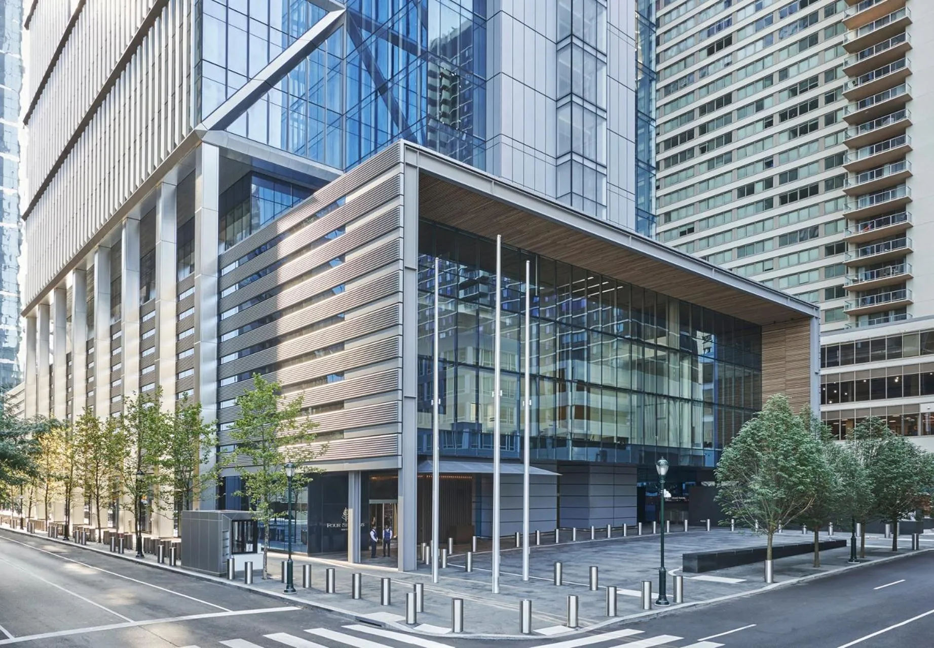 Property building in Four Seasons Hotel Philadelphia at Comcast Center