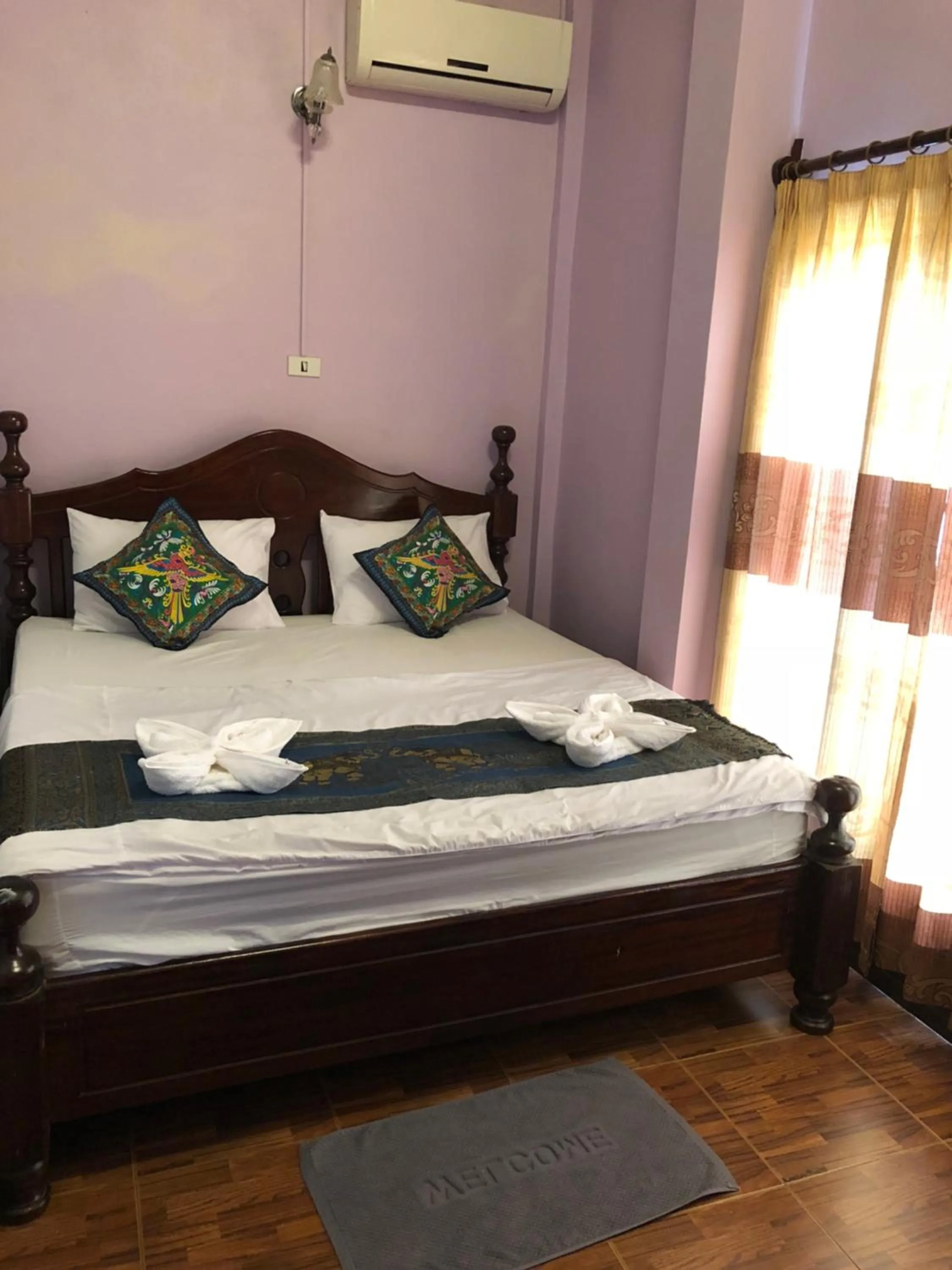 Bed in Soutjai Guesthouse & Restaurant