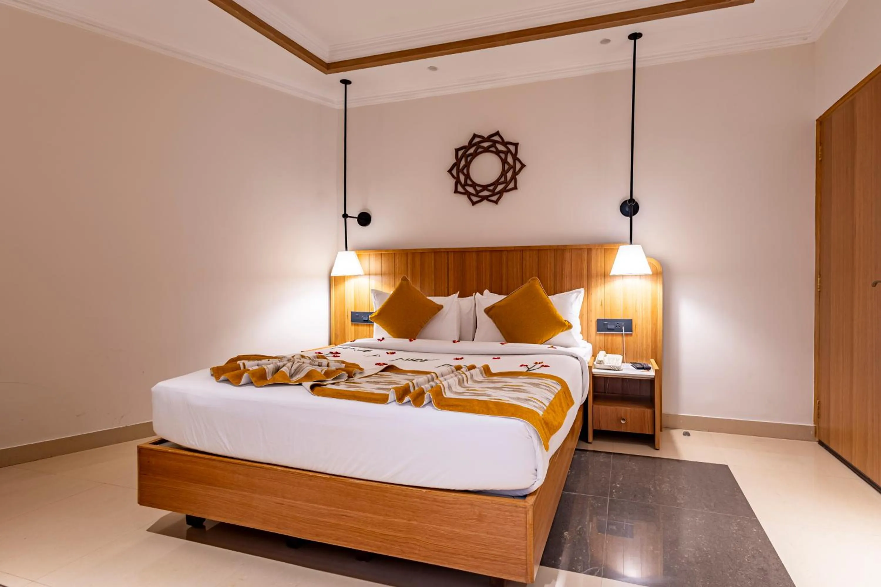 Bed in Divine Resort & Spa