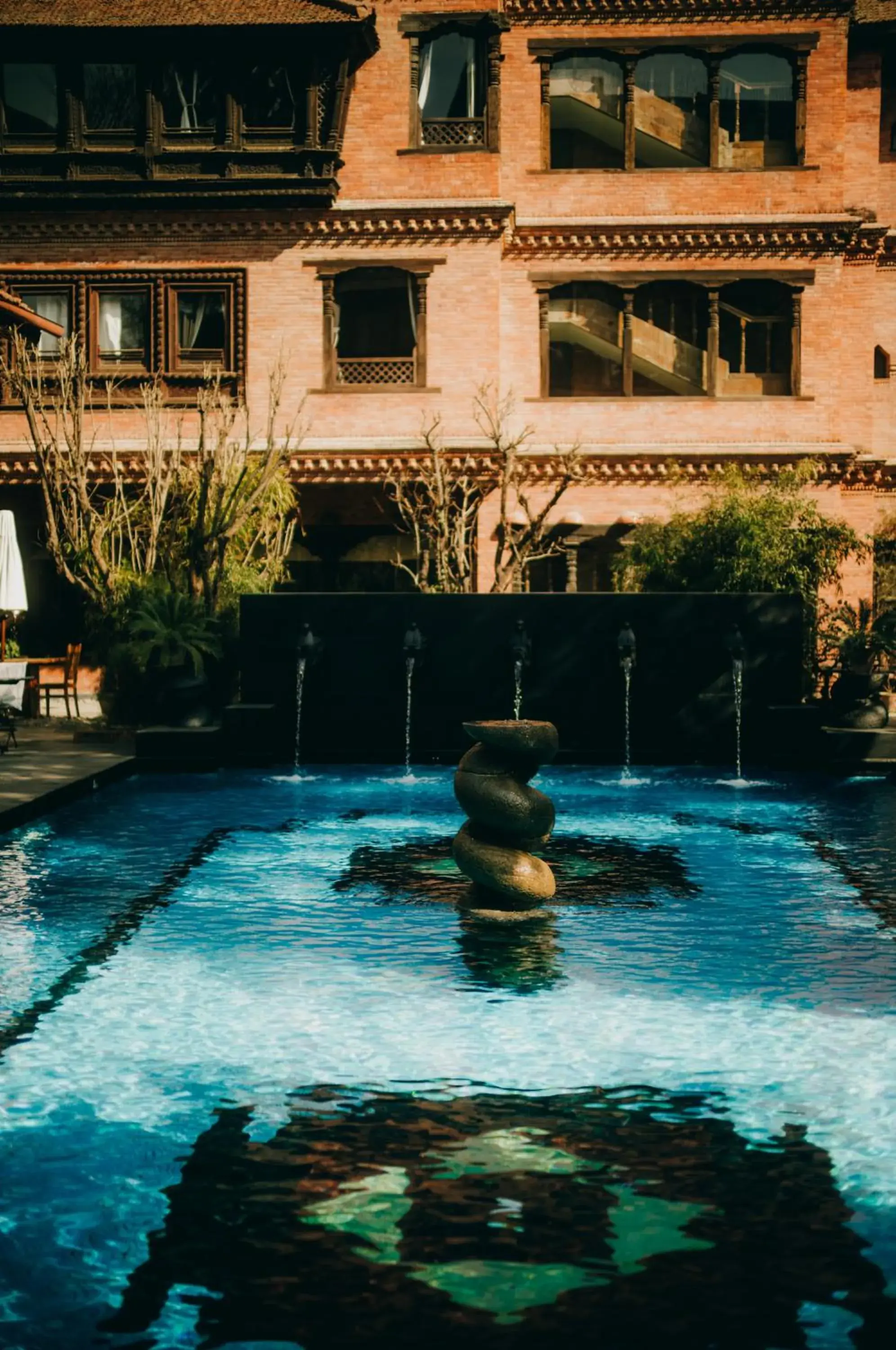 Swimming pool in The Dwarika's Swimming pool in The Dwarika's