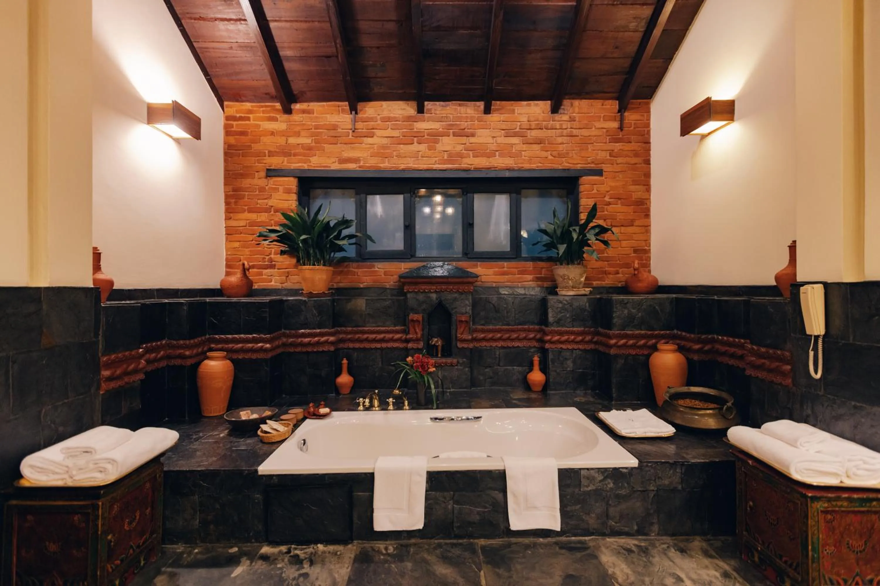 Bathroom in The Dwarika's