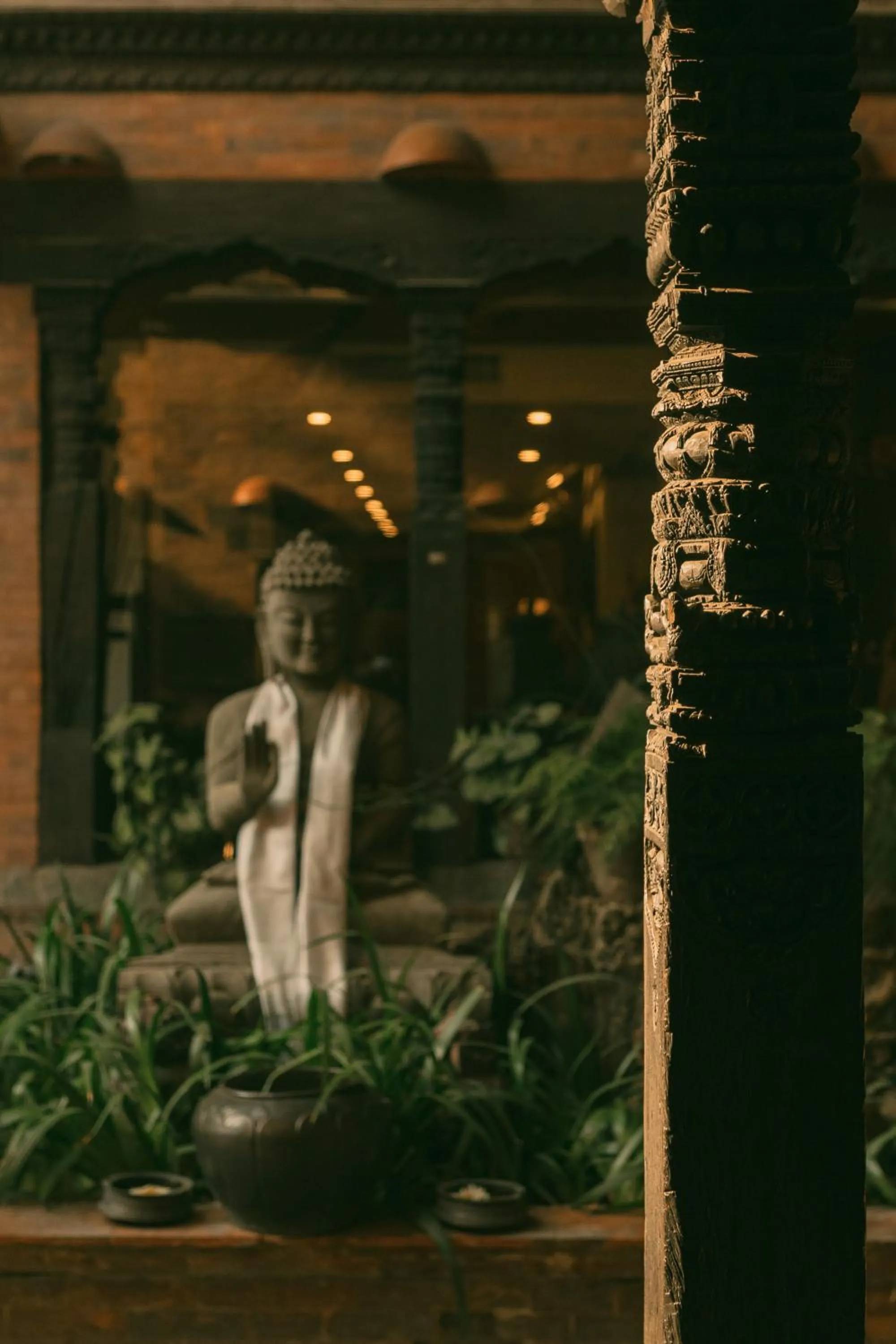 Decorative detail in The Dwarika's