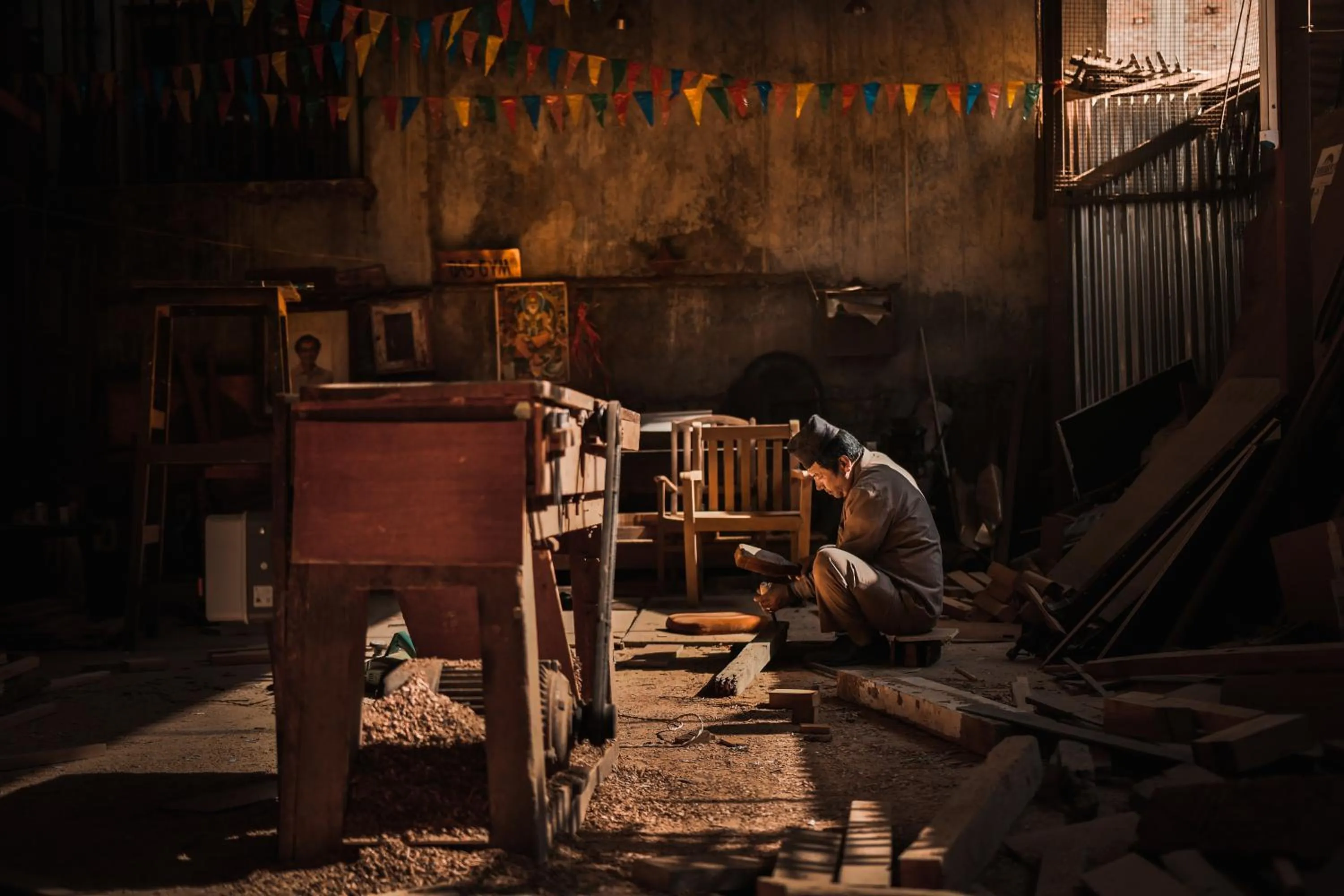 Decorative detail in The Dwarika's