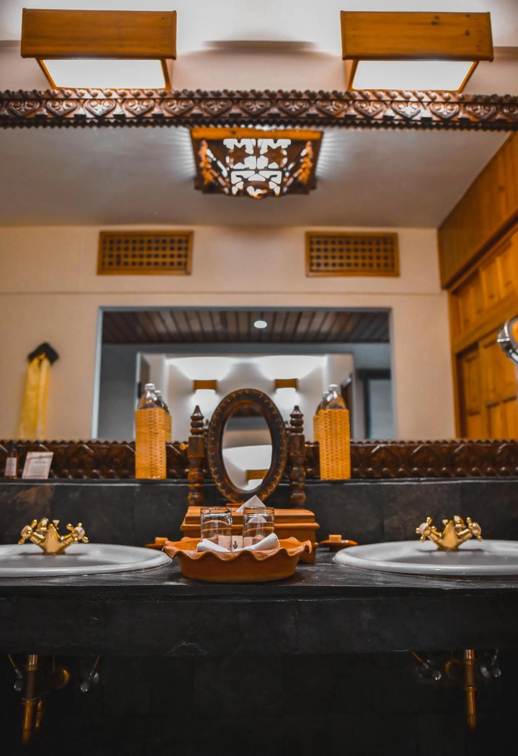 Bathroom in The Dwarika's