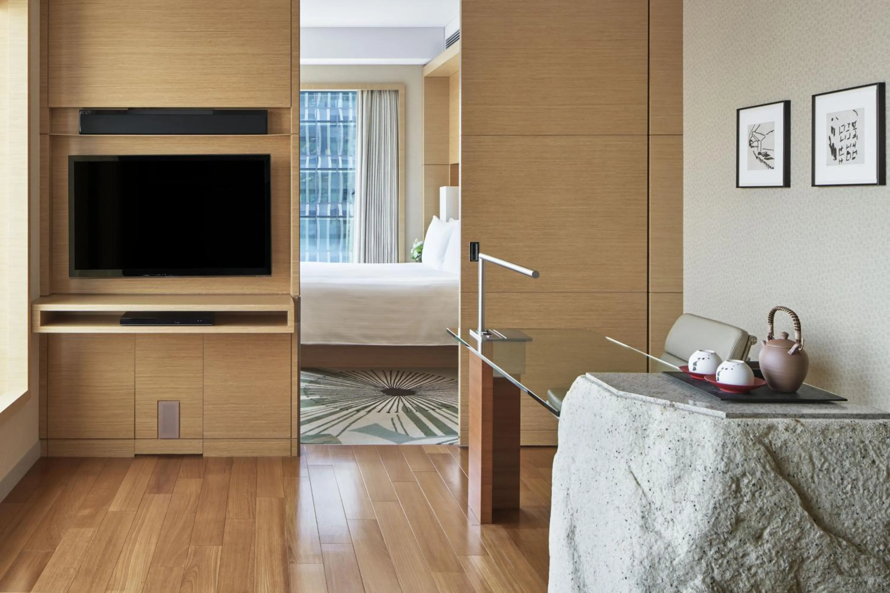 Photo of the whole room, Bed in InterContinental Hotel Osaka by IHG