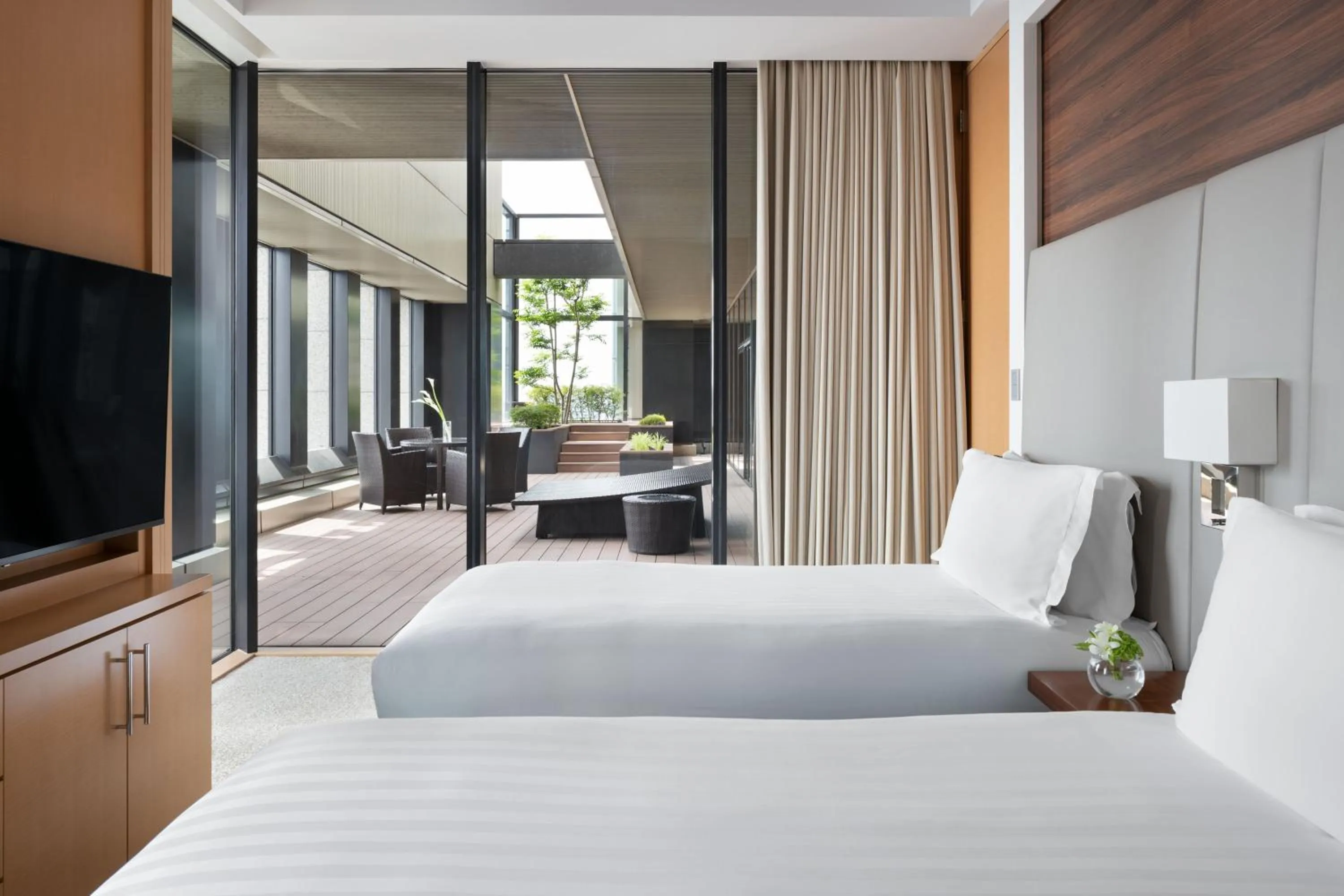 Photo of the whole room, Bed in InterContinental Hotel Osaka by IHG