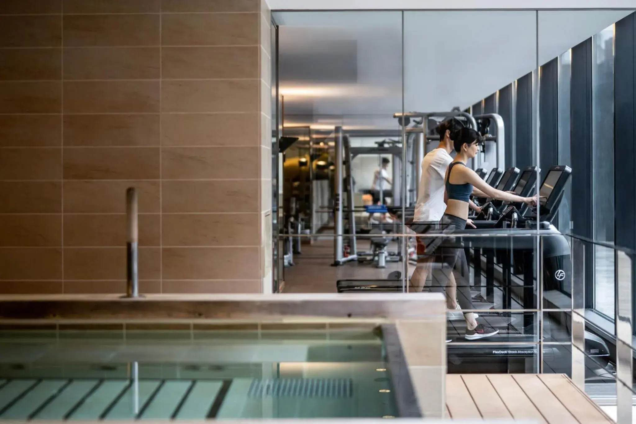 Fitness centre/facilities in InterContinental Hotel Osaka by IHG Fitness centre/facilities in InterContinental Hotel Osaka by IHG