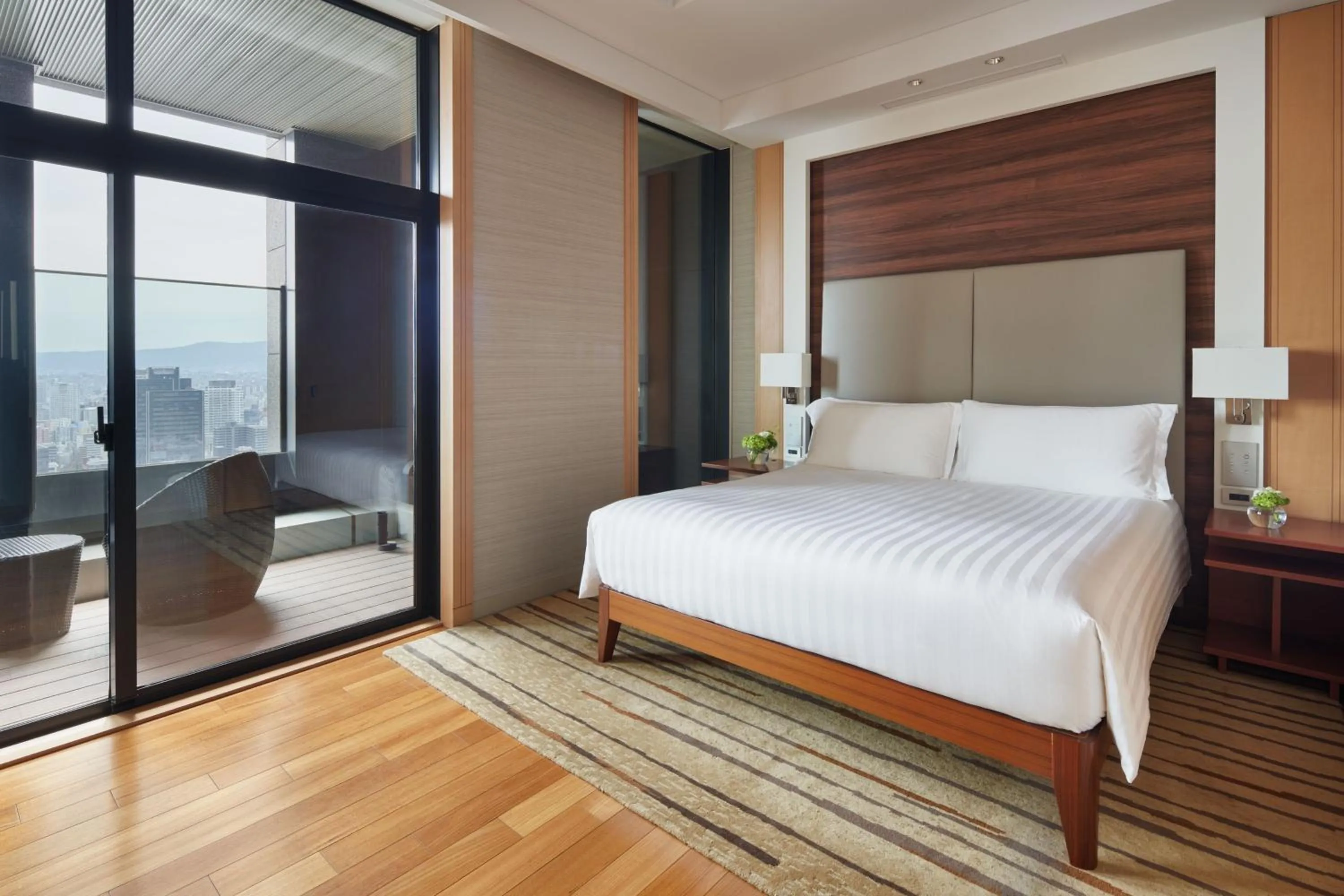 Photo of the whole room, Bed in InterContinental Hotel Osaka by IHG