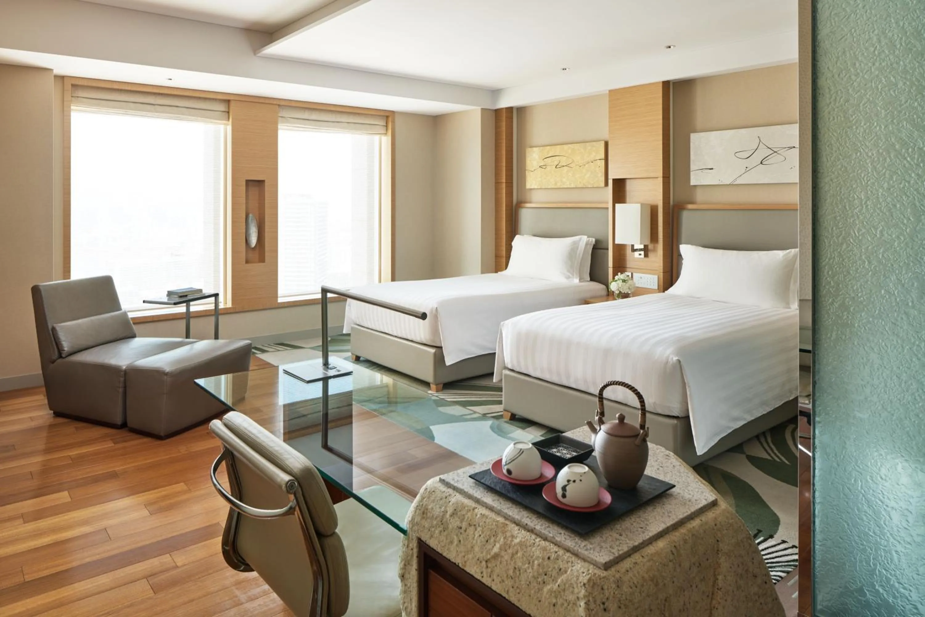 Photo of the whole room, Bed in InterContinental Hotel Osaka by IHG