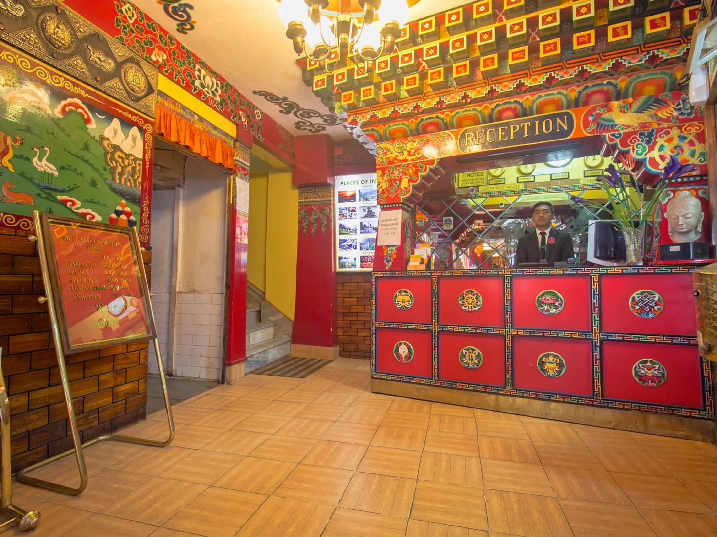 Lobby or reception in hotel Seven Seventeen Lobby or reception in hotel Seven Seventeen