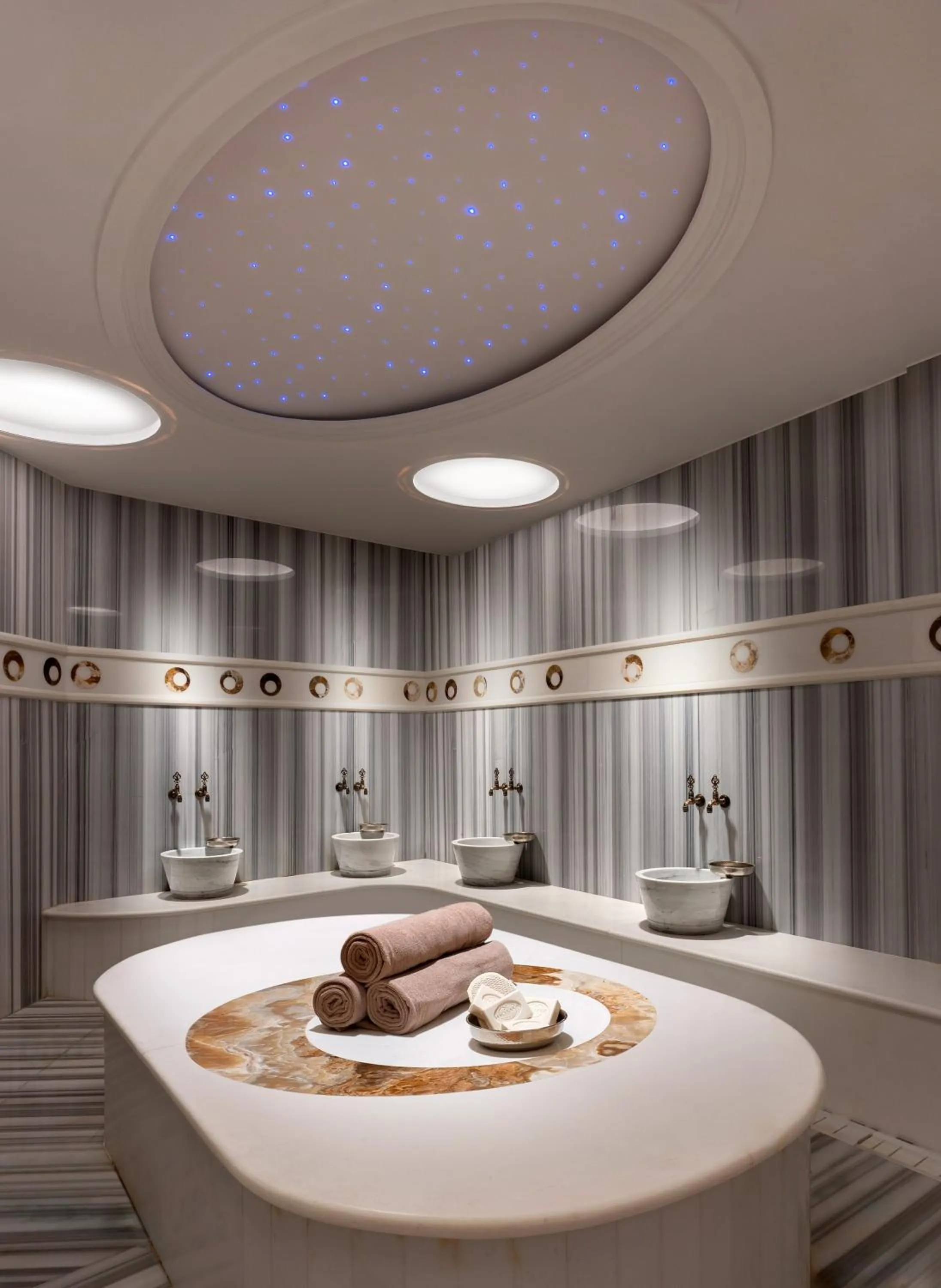 Steam room in Gleam Bomonti Hotel