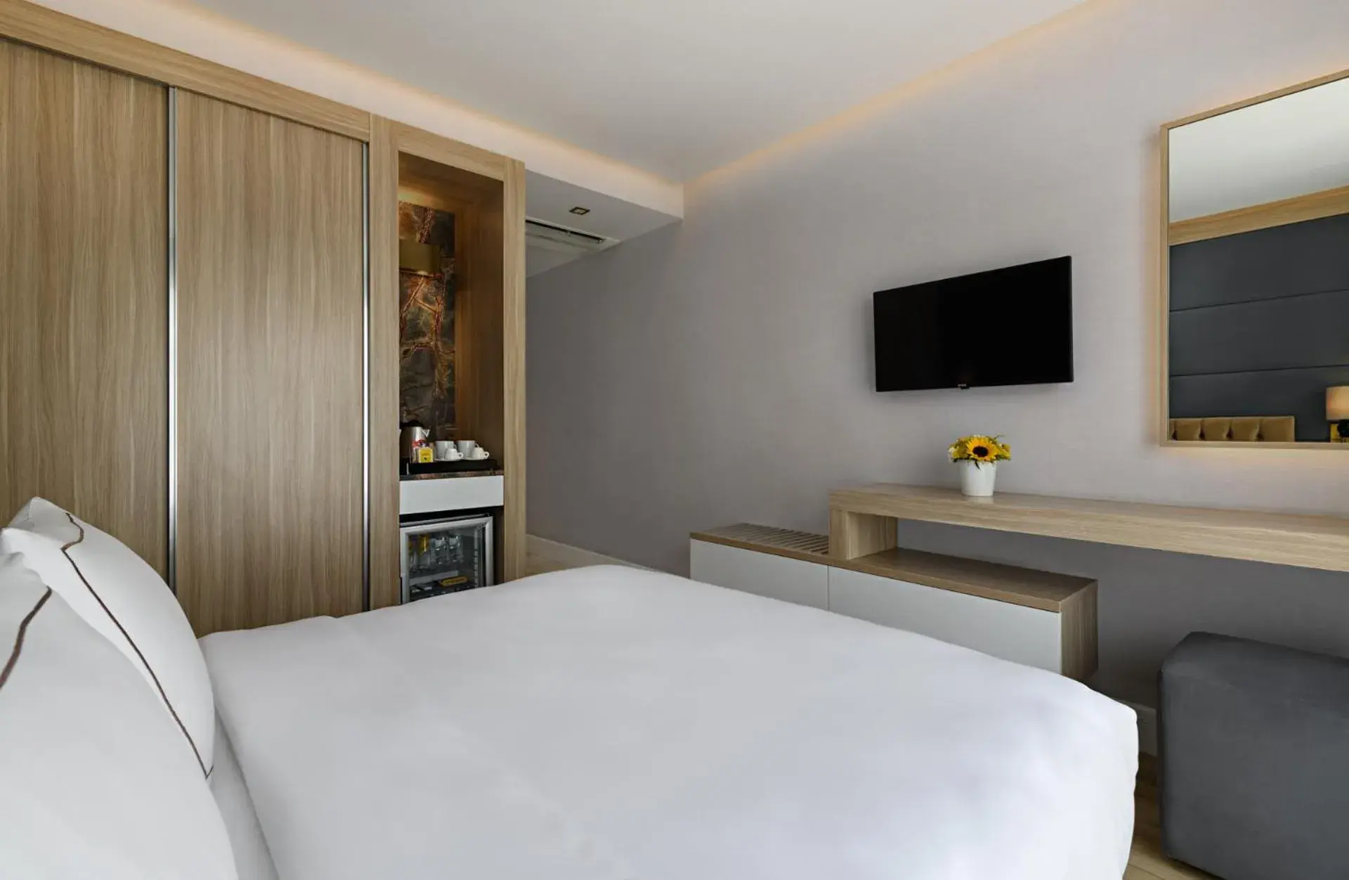 Bed in Gleam Bomonti Hotel Bed in Gleam Bomonti Hotel