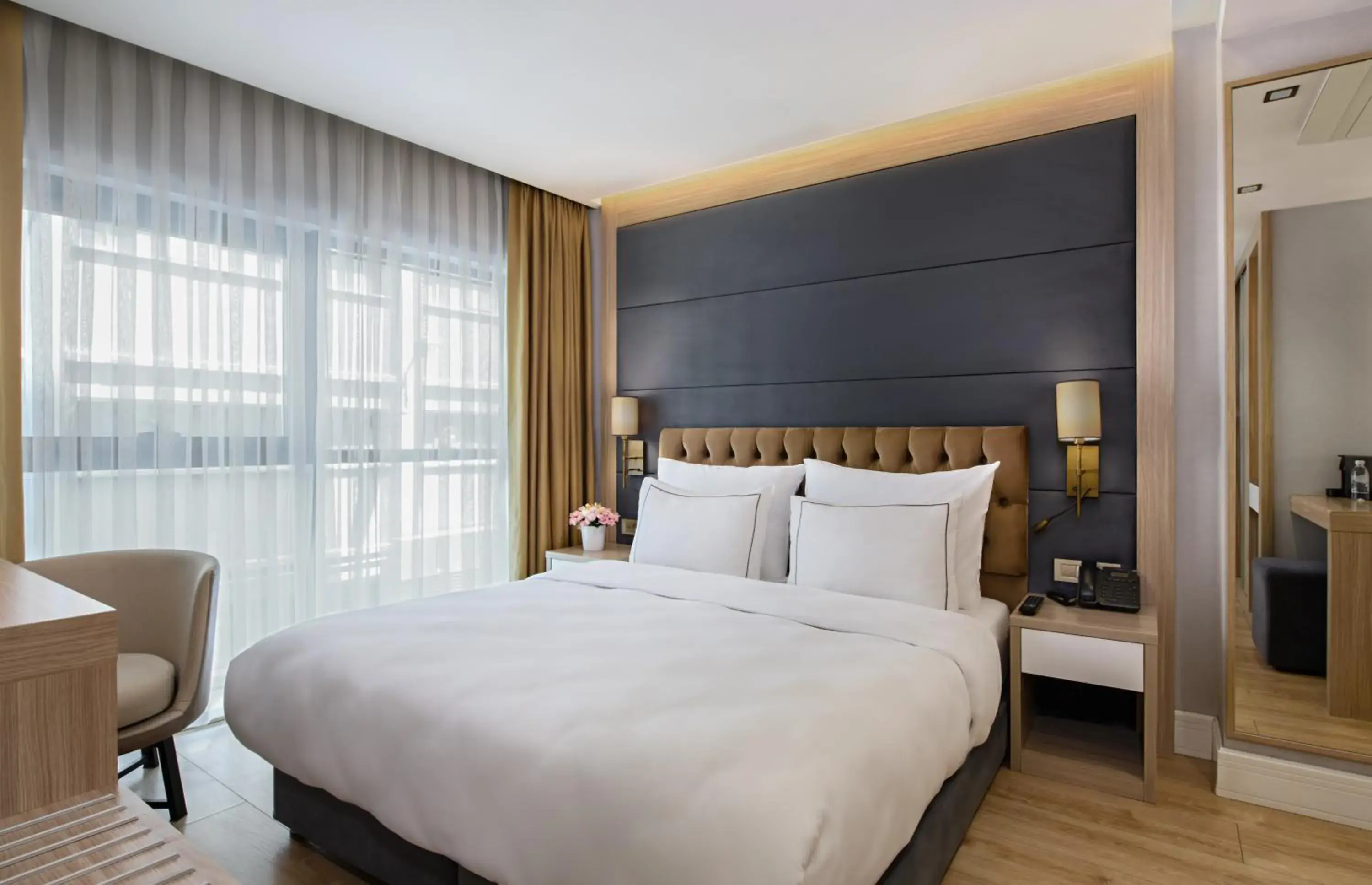 Bed in Gleam Bomonti Hotel Bed in Gleam Bomonti Hotel