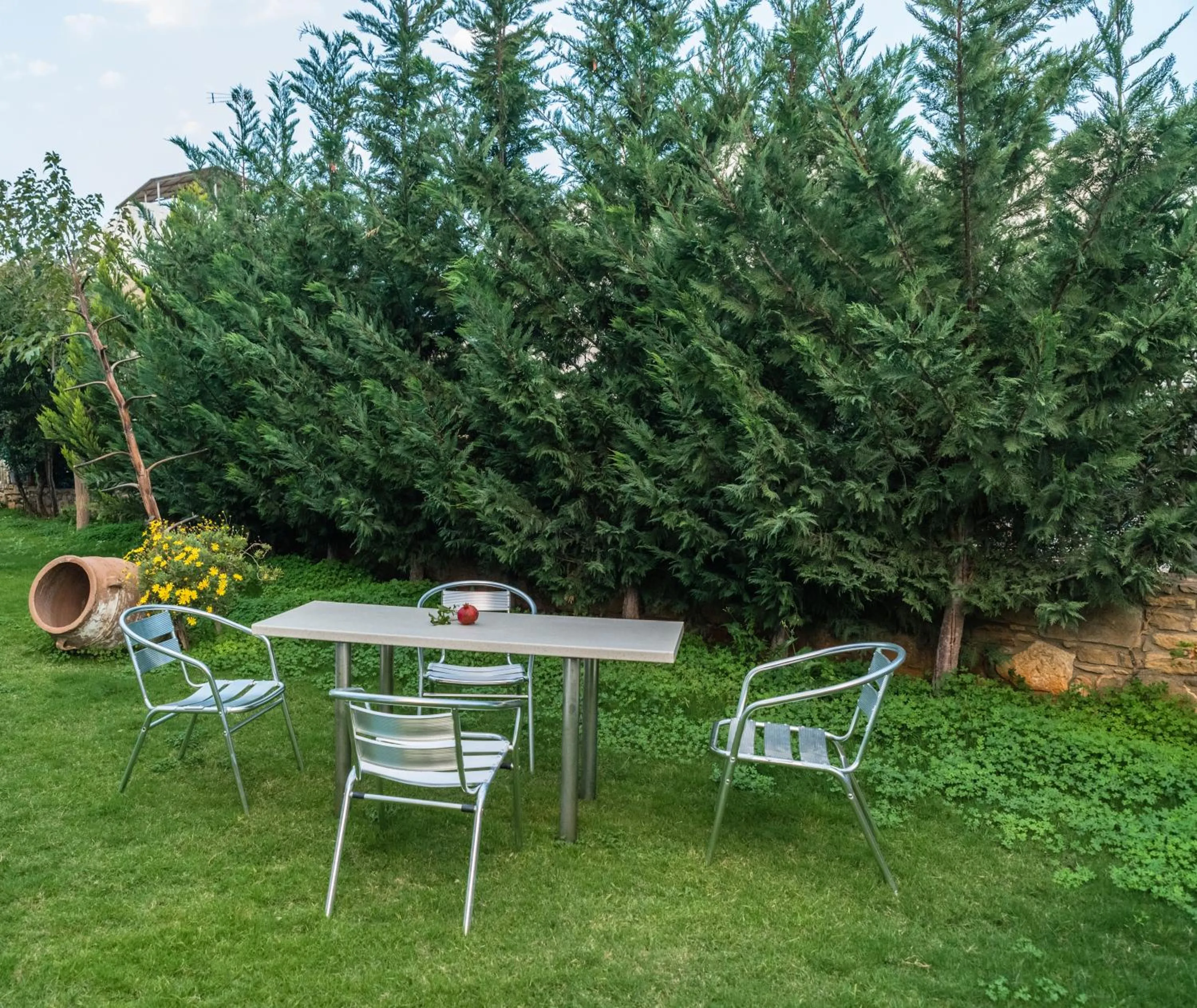 Patio in Arsinoi Studios and Apartments