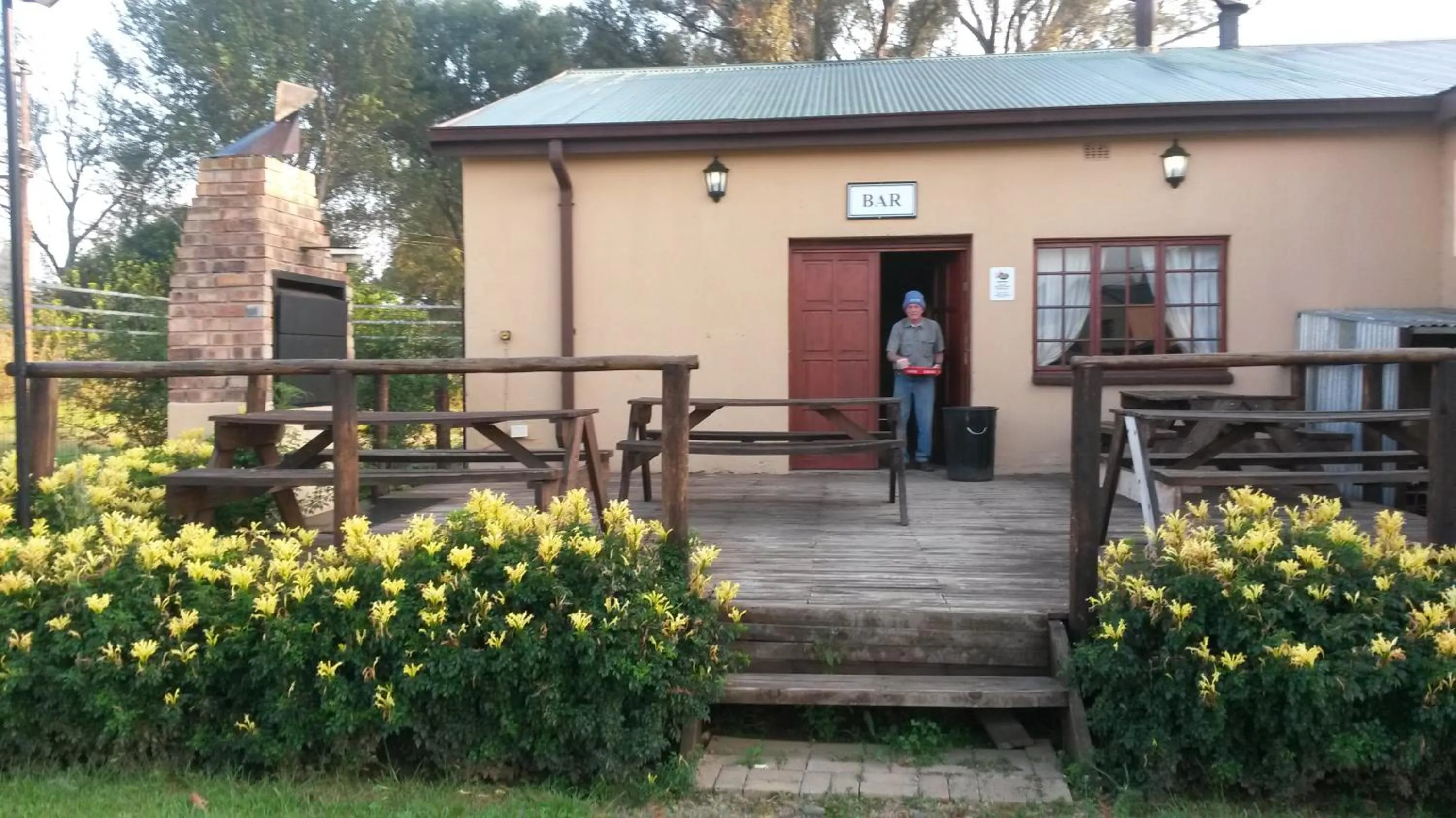 Facade/entrance in The Old Mill Hotel