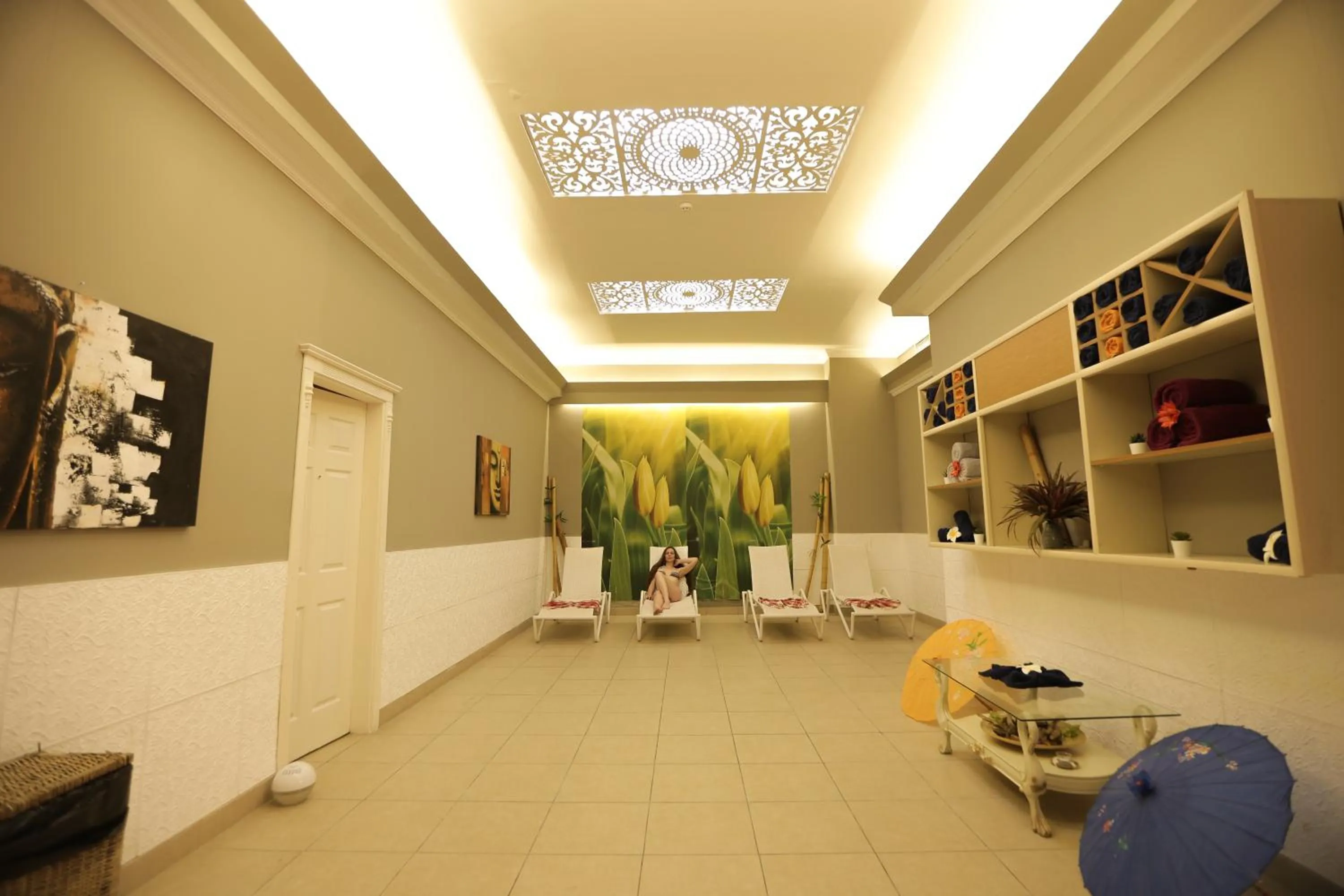 Sauna in Fortezza Beach Resort