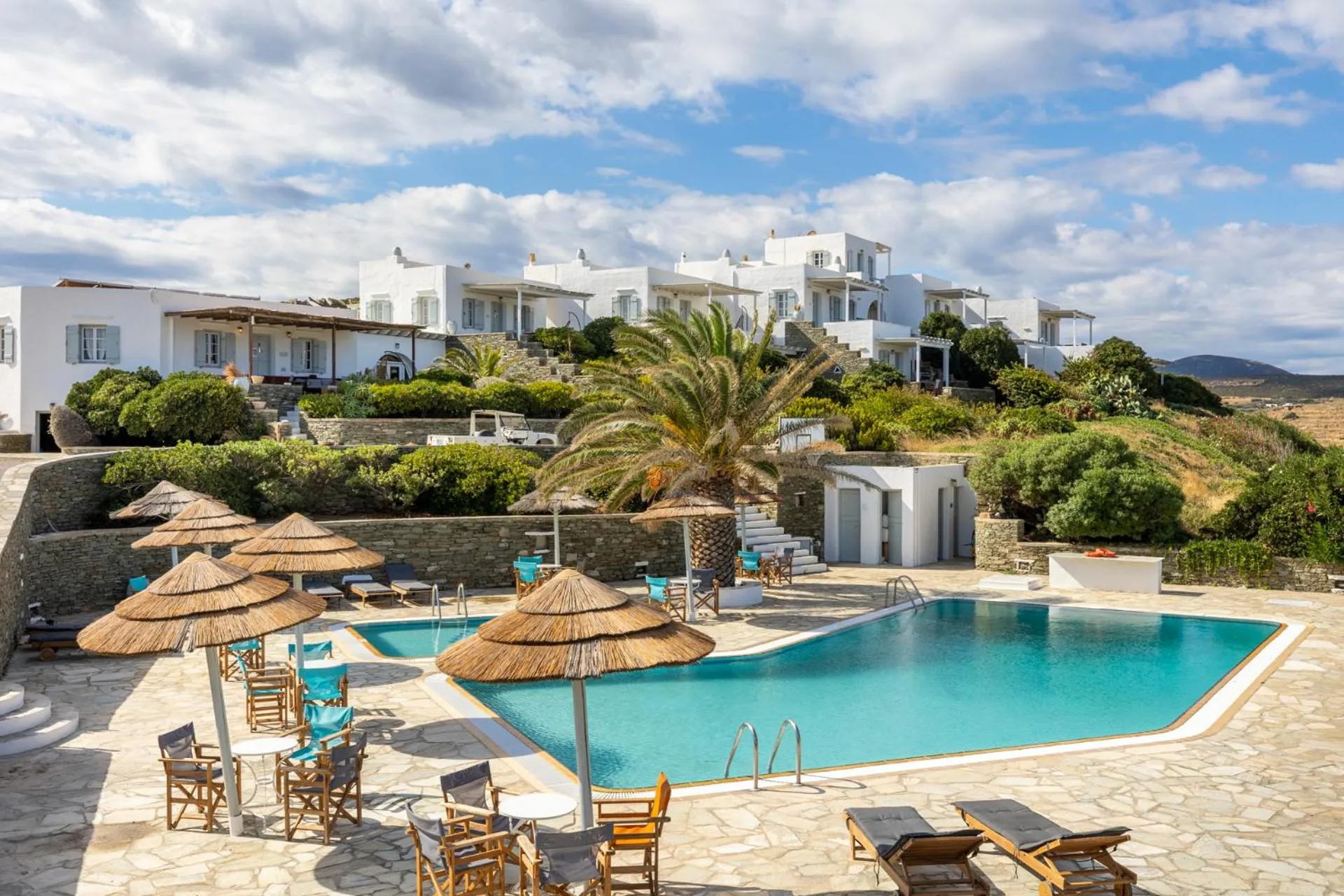 Pool view in Lighthouse Hotel