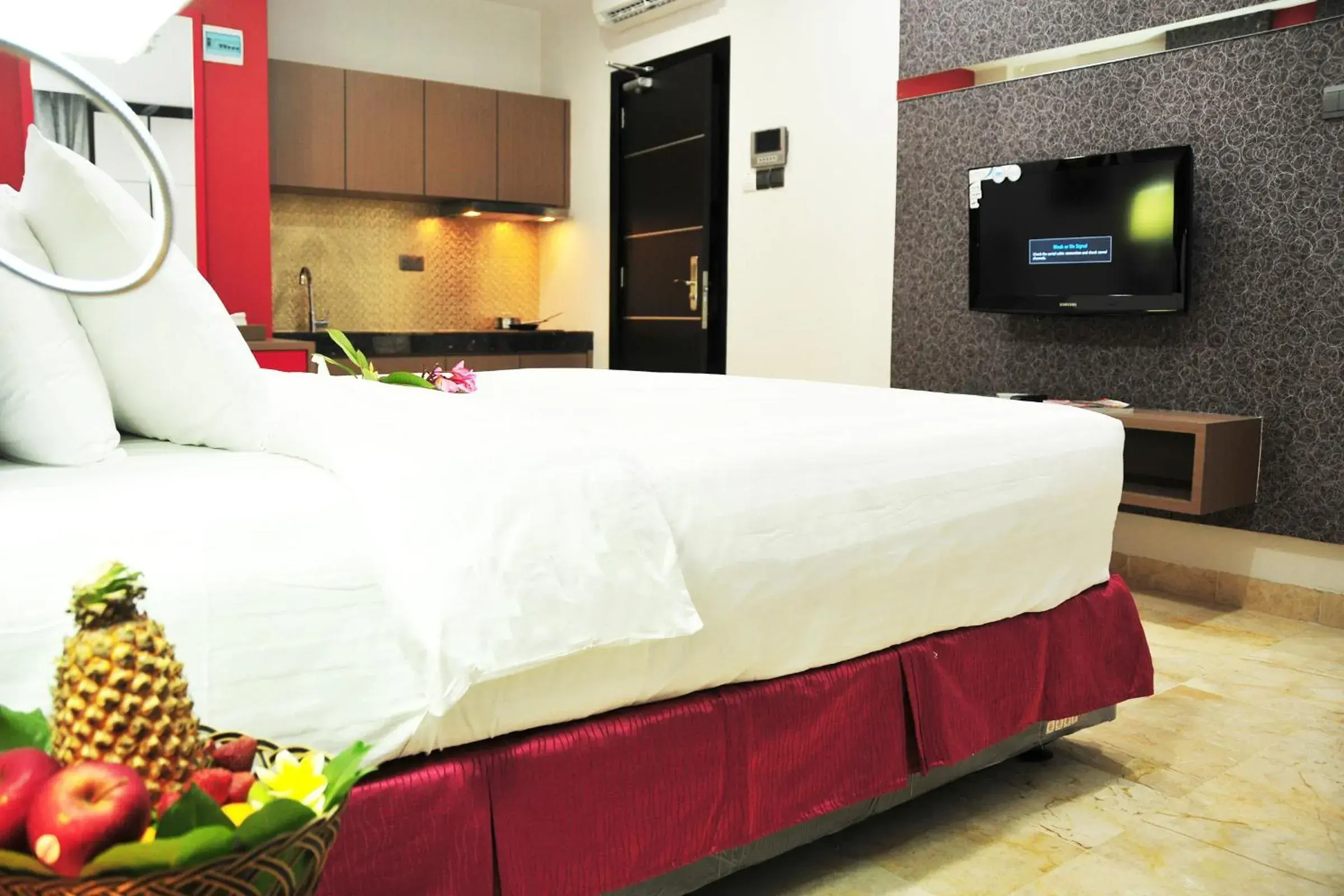 Bed in The Centro Hotel & Residence By Orchardz Bed in The Centro Hotel & Residence By Orchardz