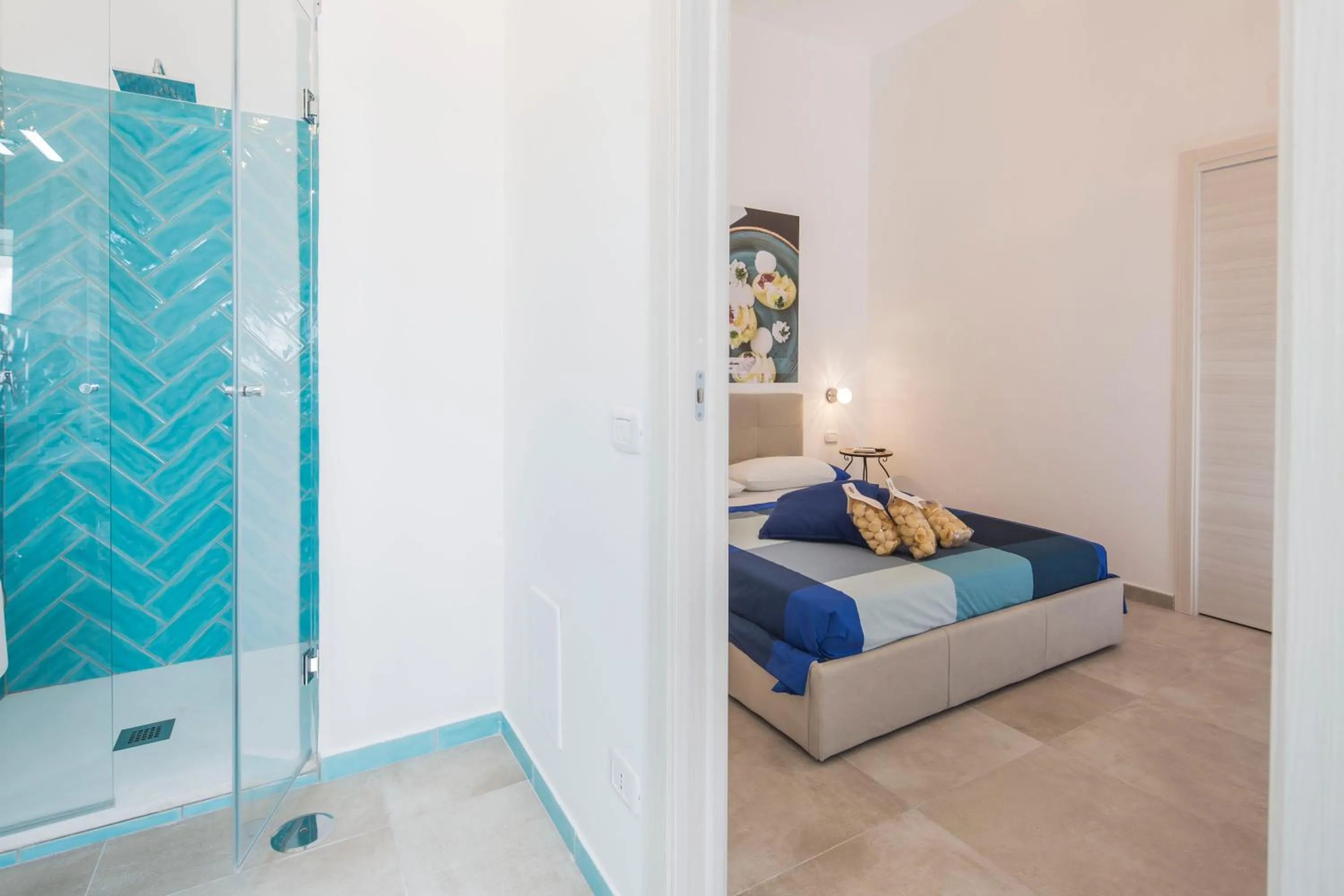 Bed in b&b Pasta Cuomo