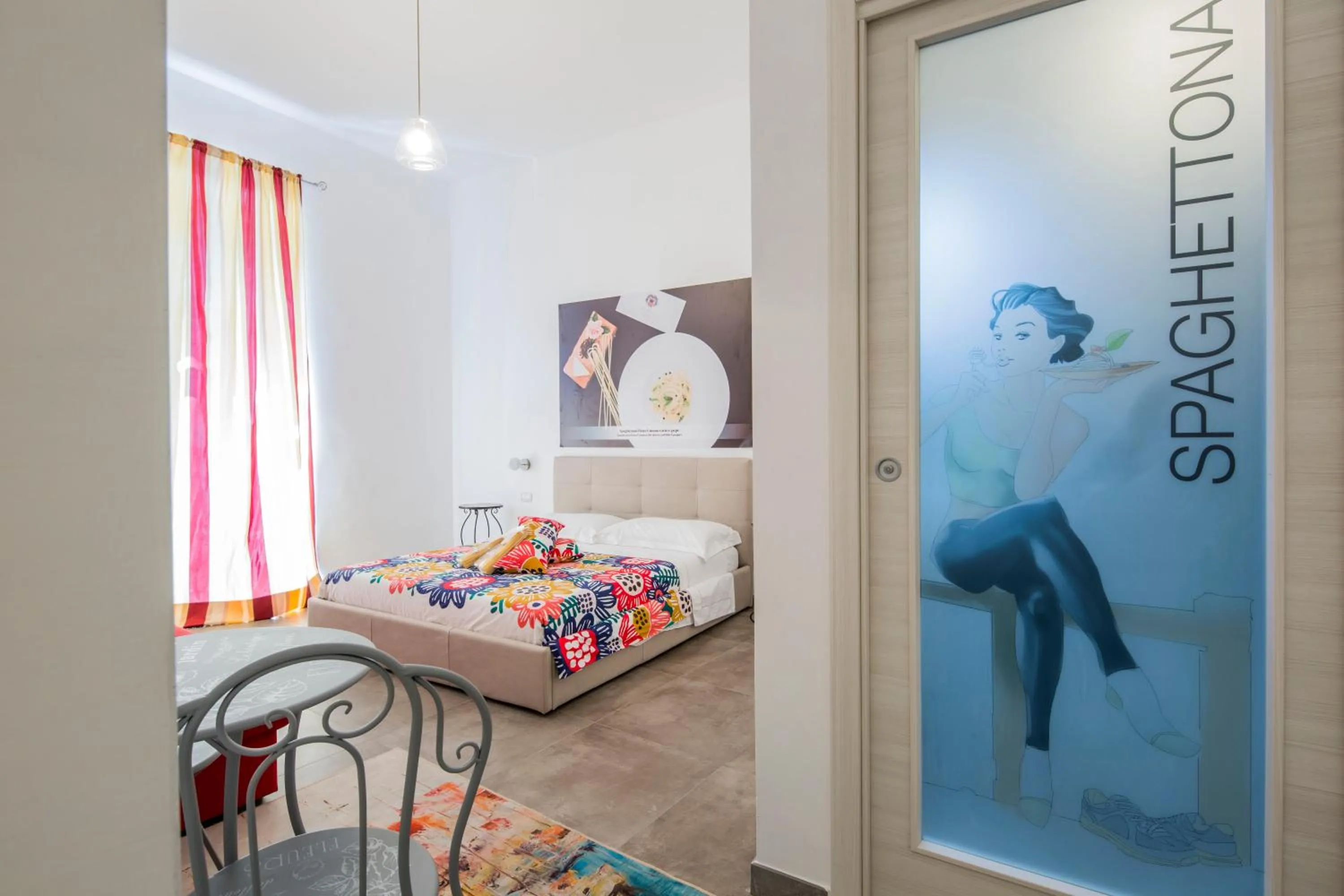 Bed in b&b Pasta Cuomo