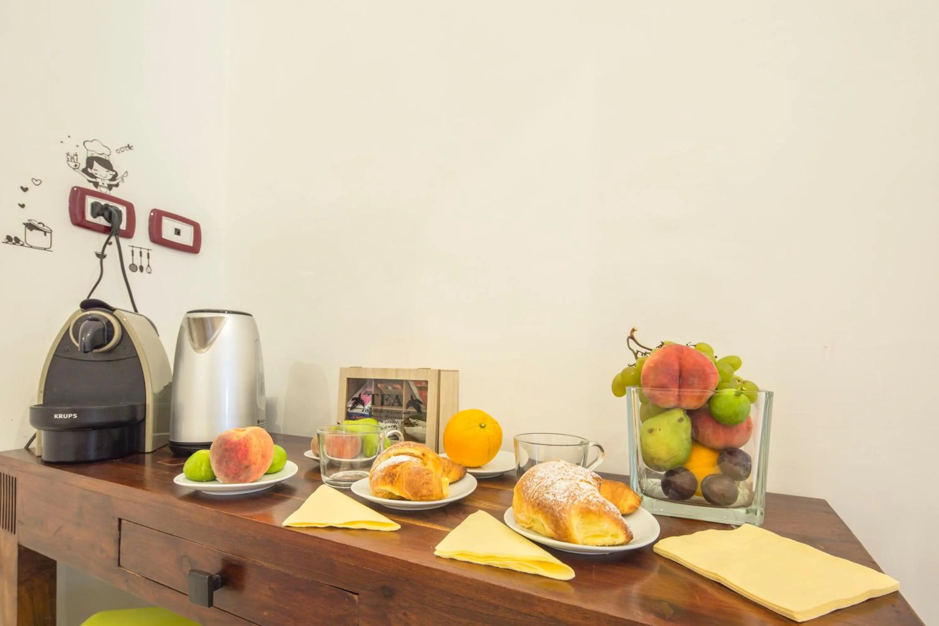 Buffet breakfast in b&b Pasta Cuomo