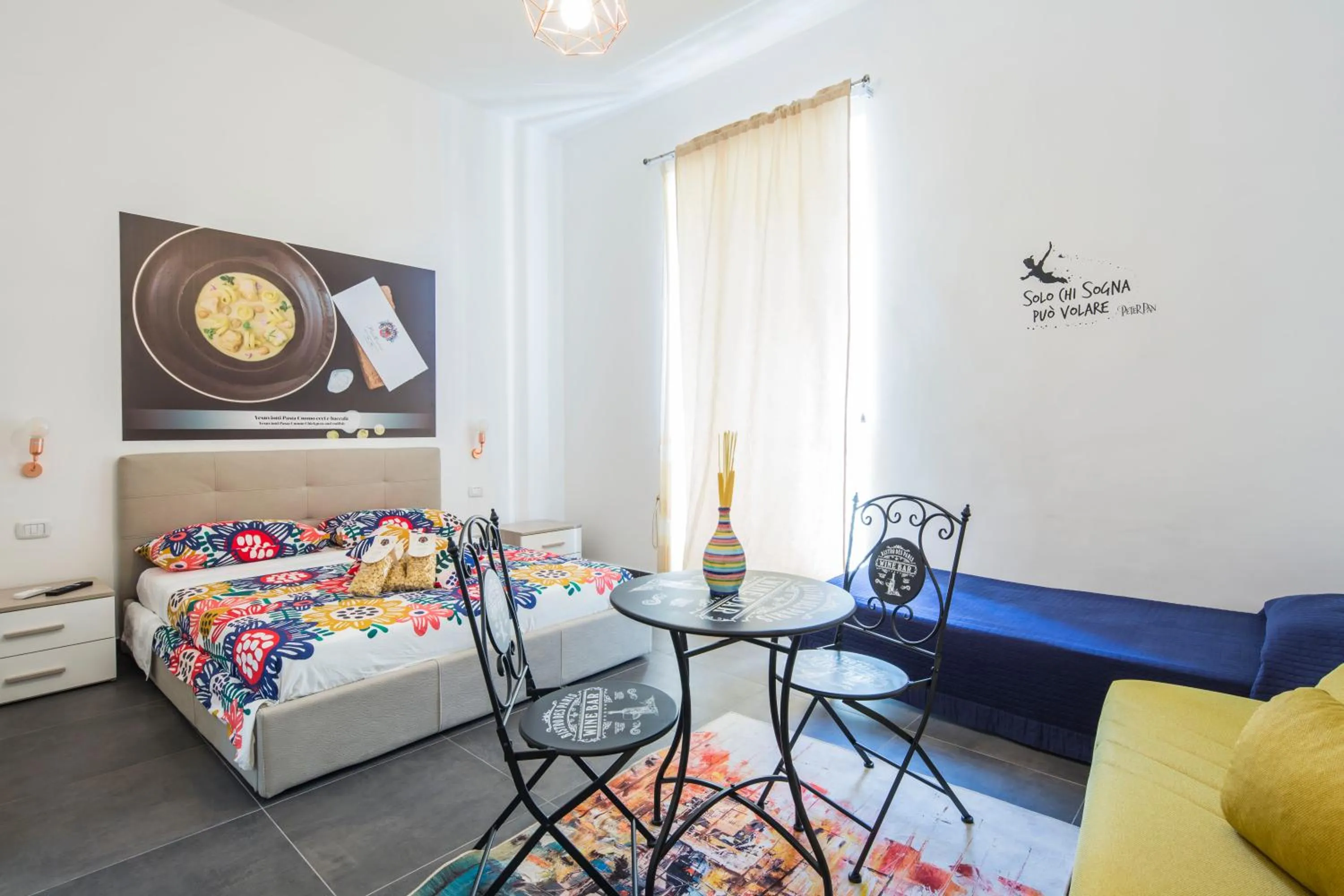 Bed in b&b Pasta Cuomo