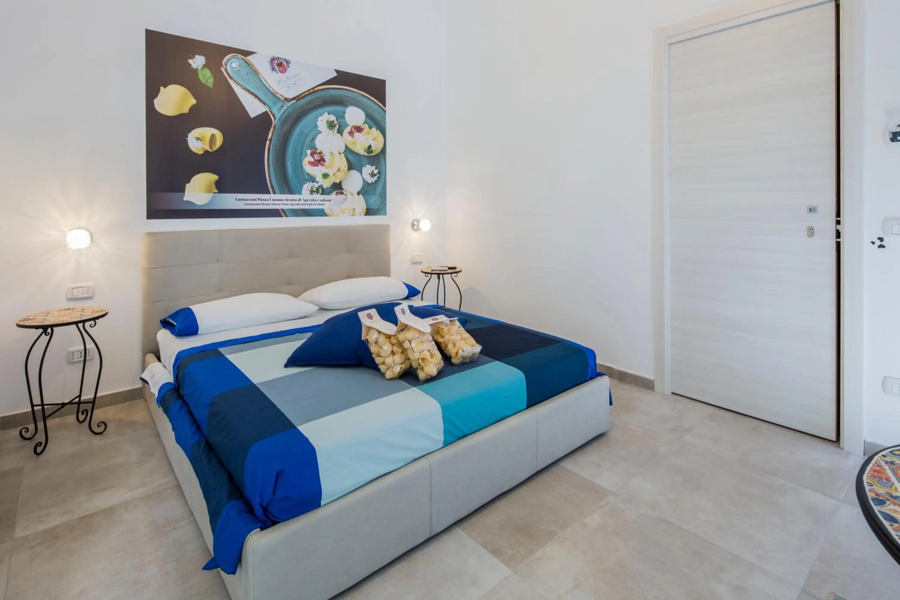 Bed in b&b Pasta Cuomo