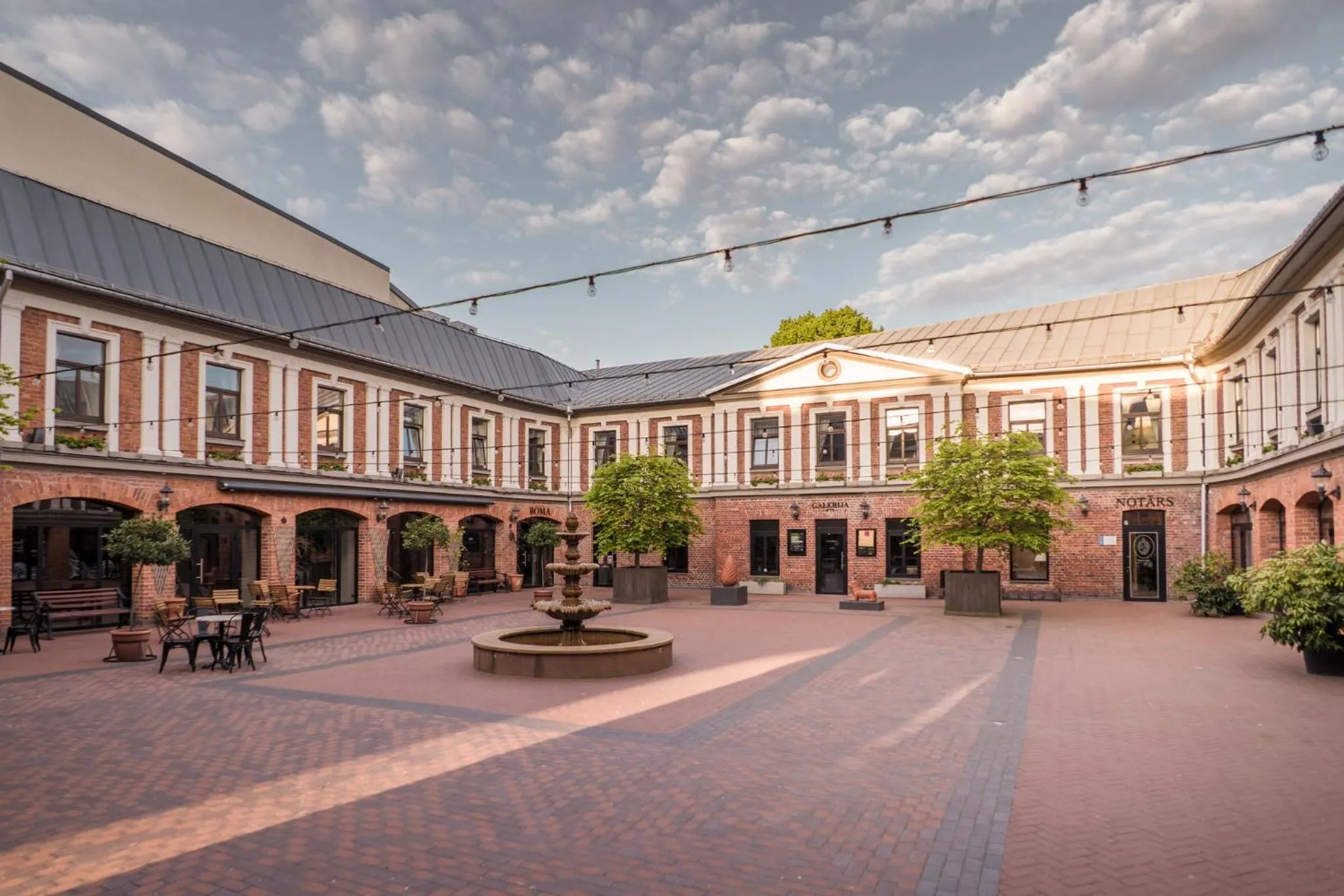 Garden in Art Hotel Roma